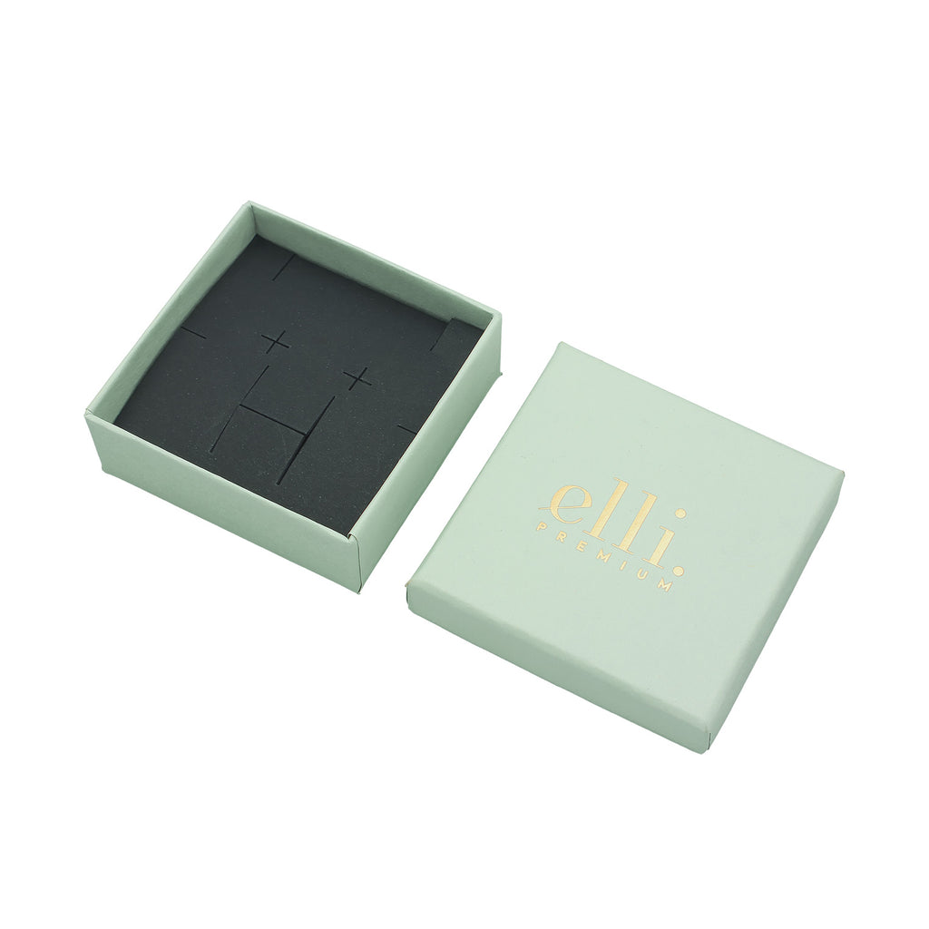 Hellgrün - Elli PREMIUM | Geschenkverpackung L | für Ketten, Armbänder & Anhänger