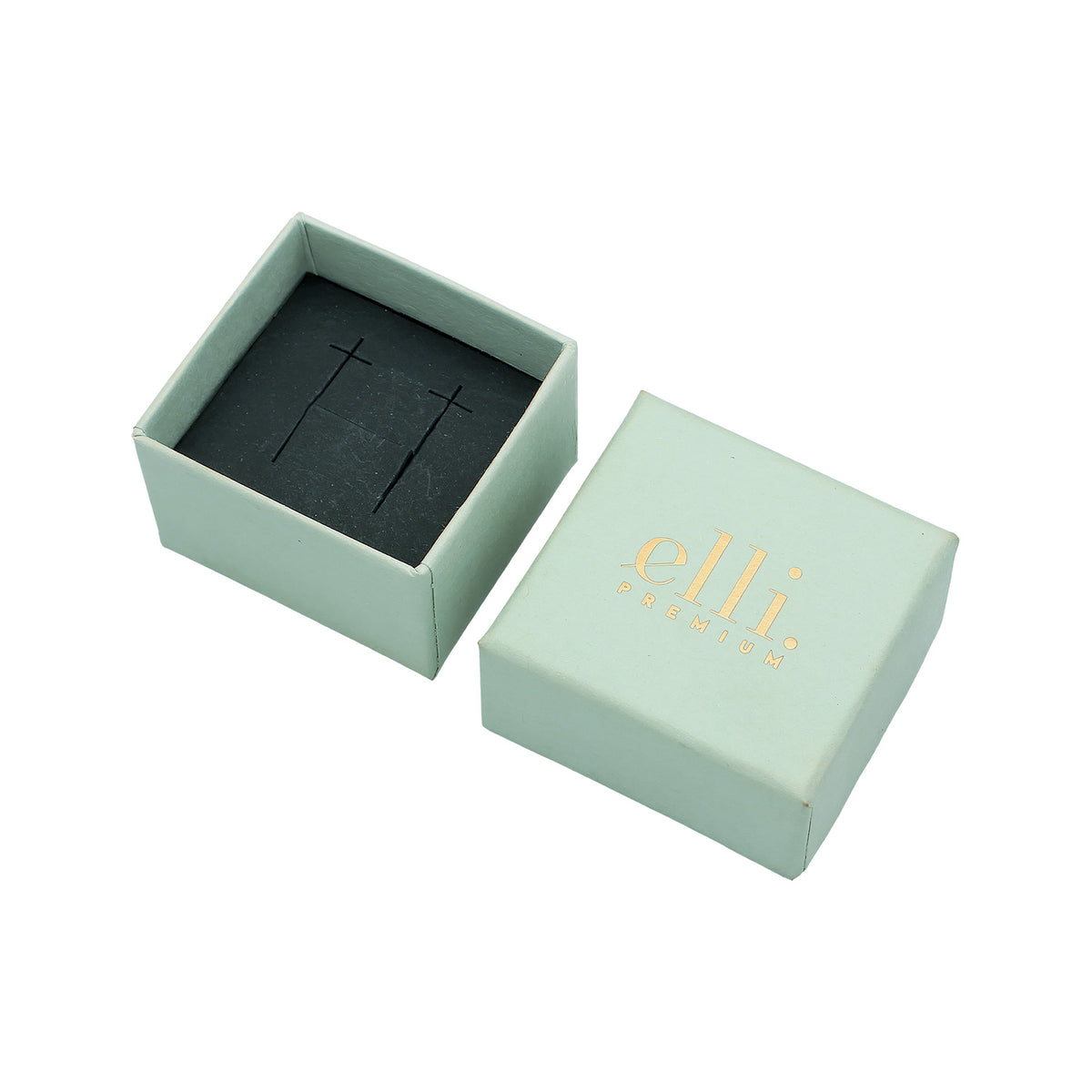 Hellgrün - Elli PREMIUM | Geschenkverpackung M | für Ringe & Ohrringe
