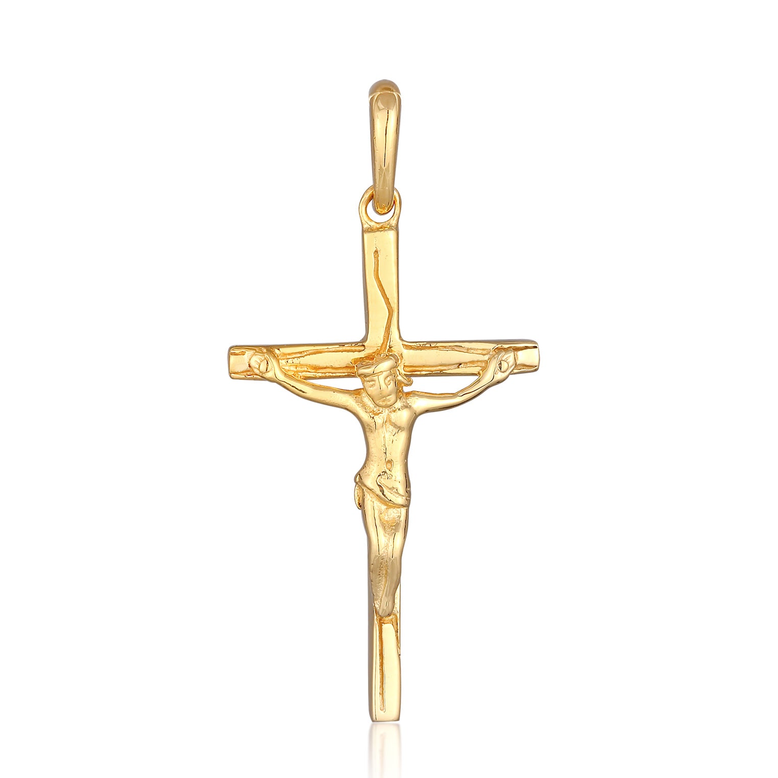 Gold - Elli | Anhänger Kreuz Religion | 925er Sterling Silber