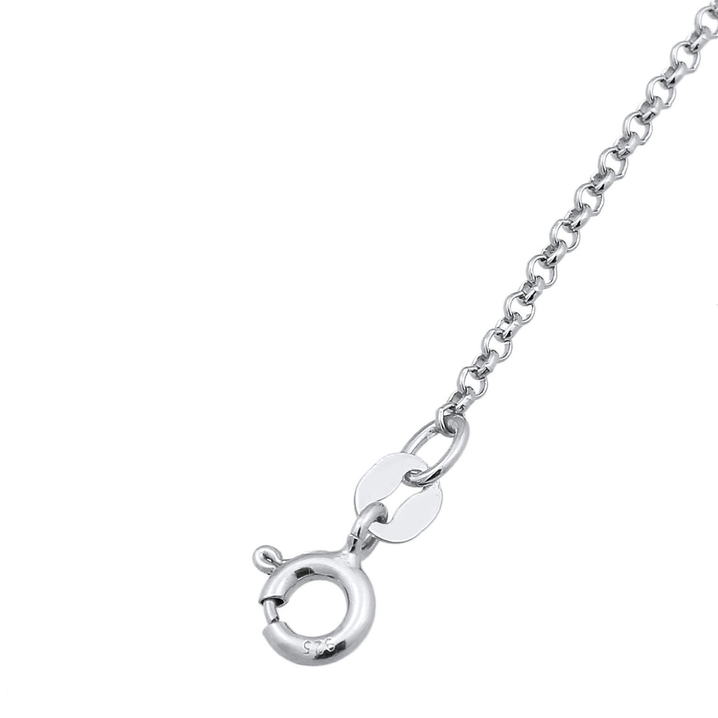 Silber - Elli | Armband Halbmond | 925er Sterling Silber