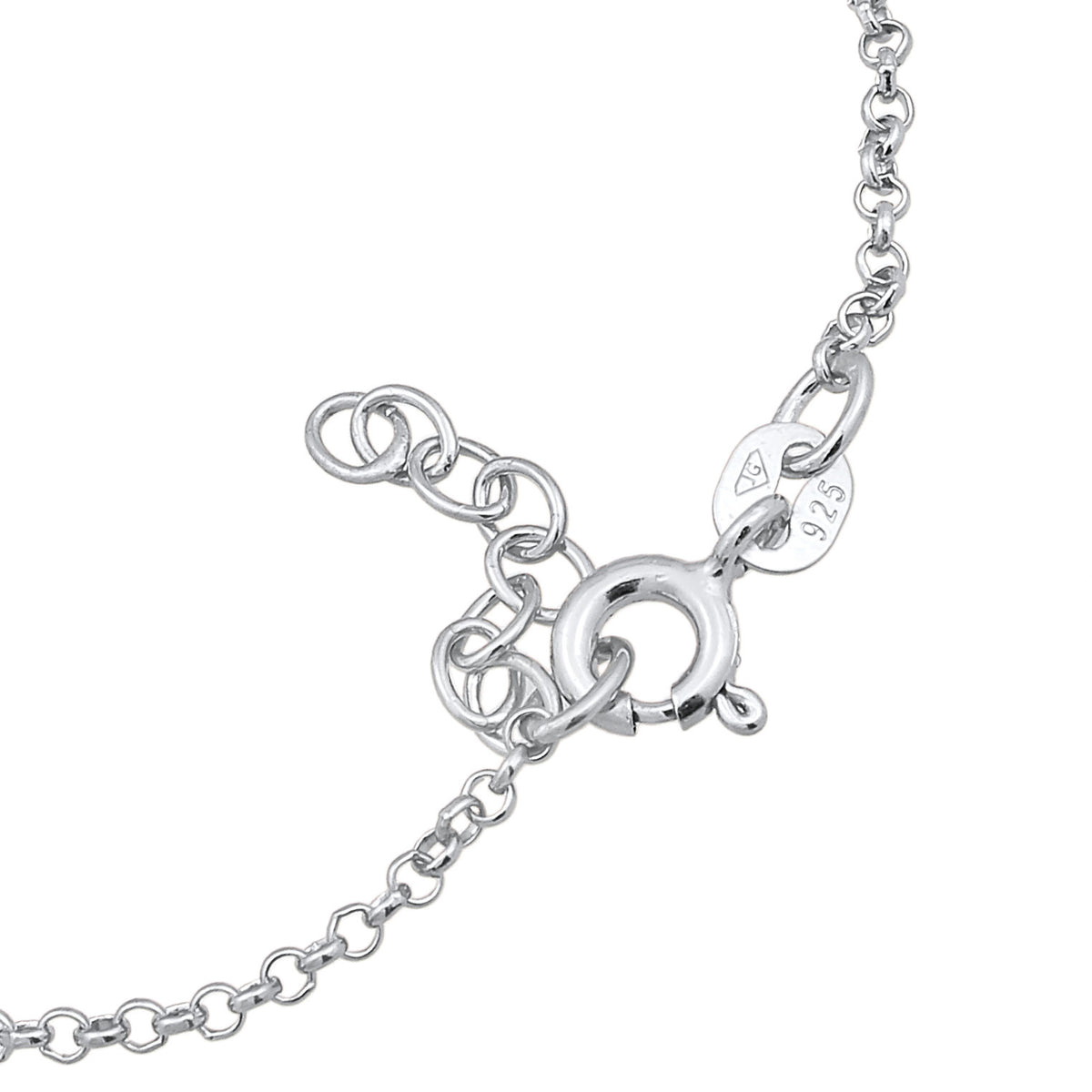 Silber - Elli | Armband Halbmond | 925er Sterling Silber