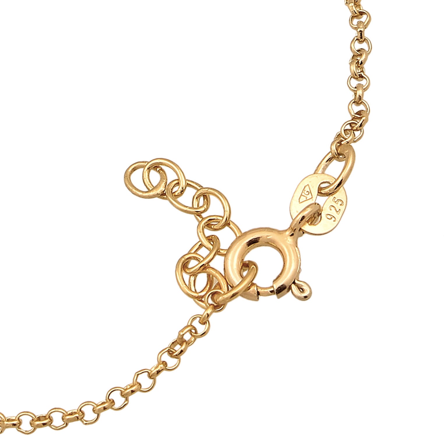 Gold - Elli | Armband Halbmond | 925er Sterling Silber