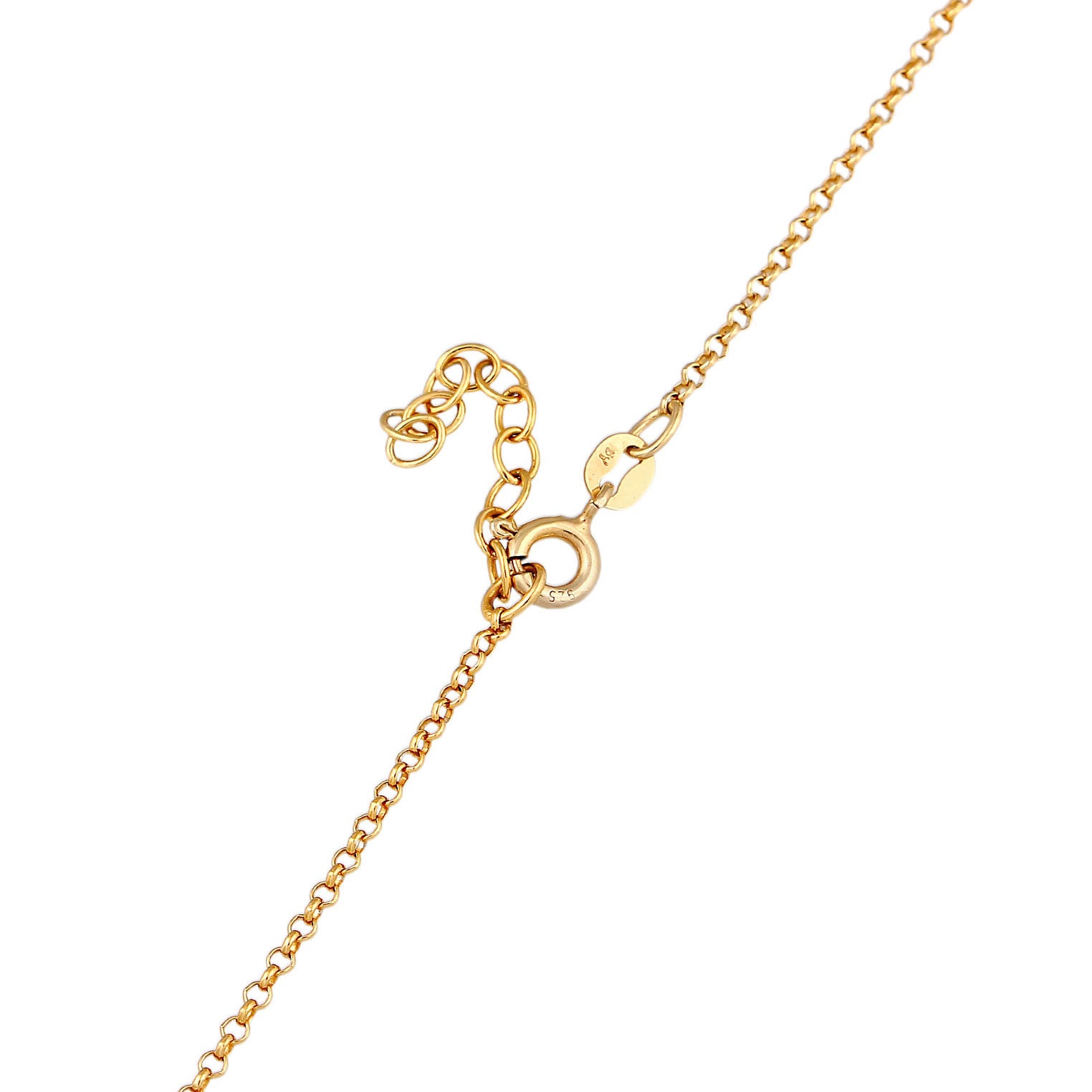 Gold - Elli | Halskette Kugeln Beads | 925er Sterling Silber Vergoldet