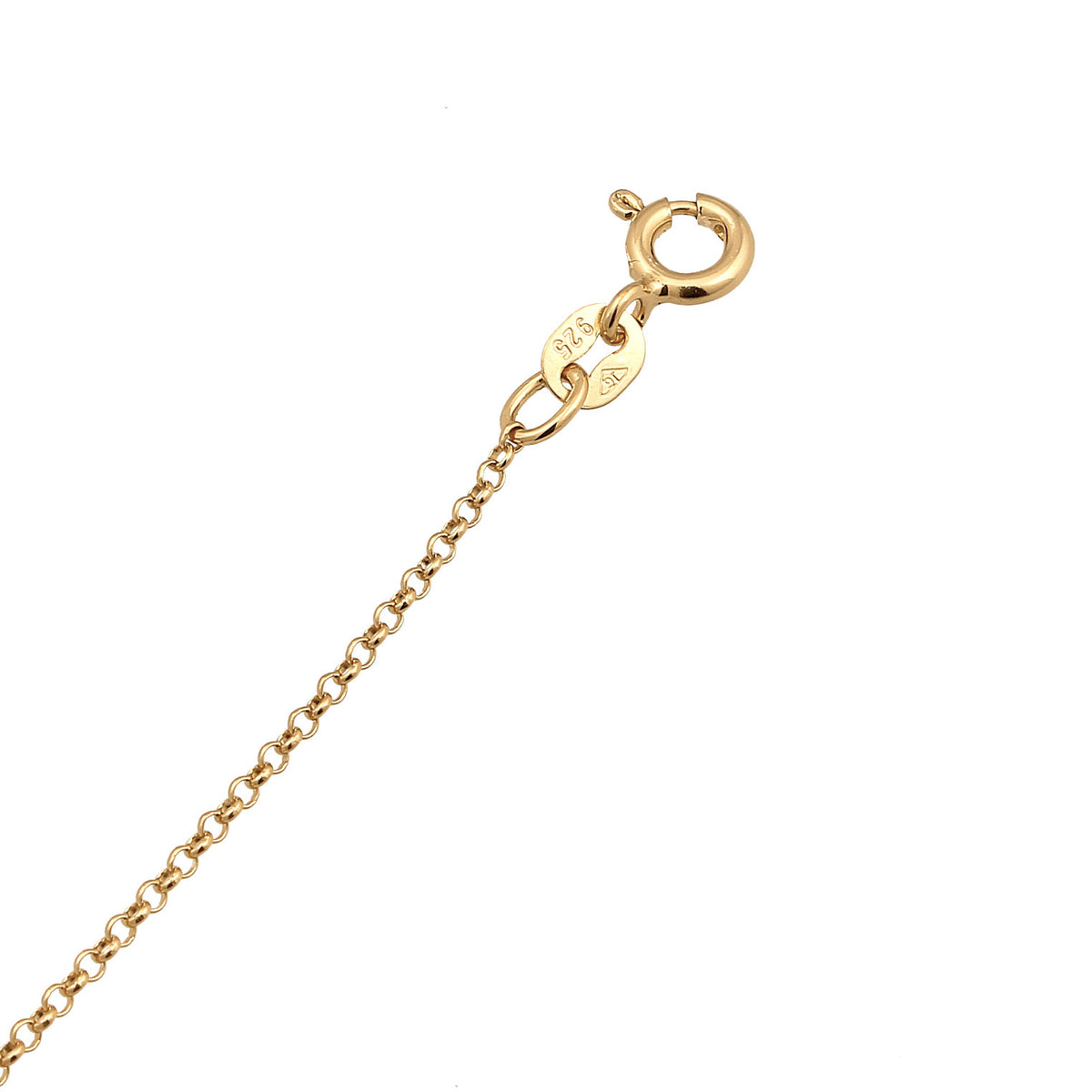 Gold - Elli | Armband Kreuz | Zirkonia (Weiß) | 925er Sterling Silber