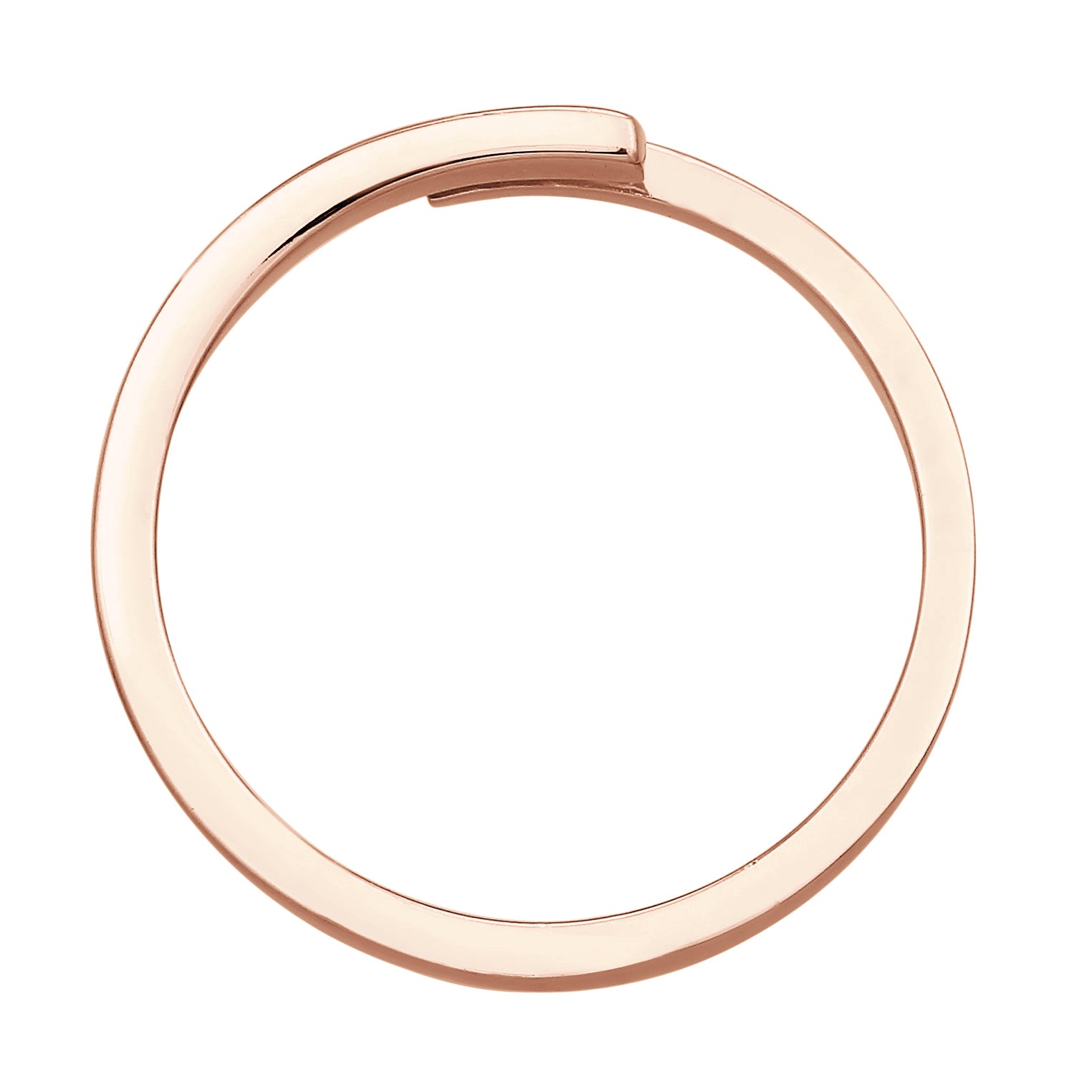 Roségold - Elli | Wickelring Offen | 925er Sterling Silber