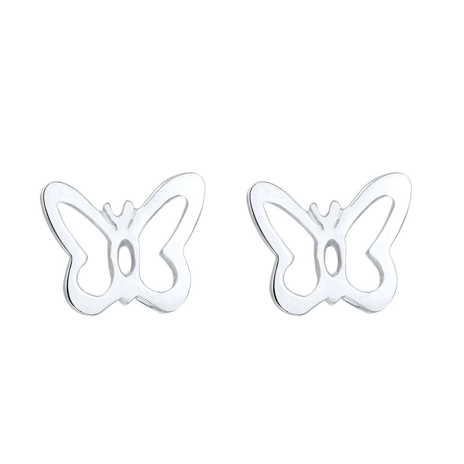 Silber - Elli | Ohrstecker Schmetterling | 925er Sterling Silber