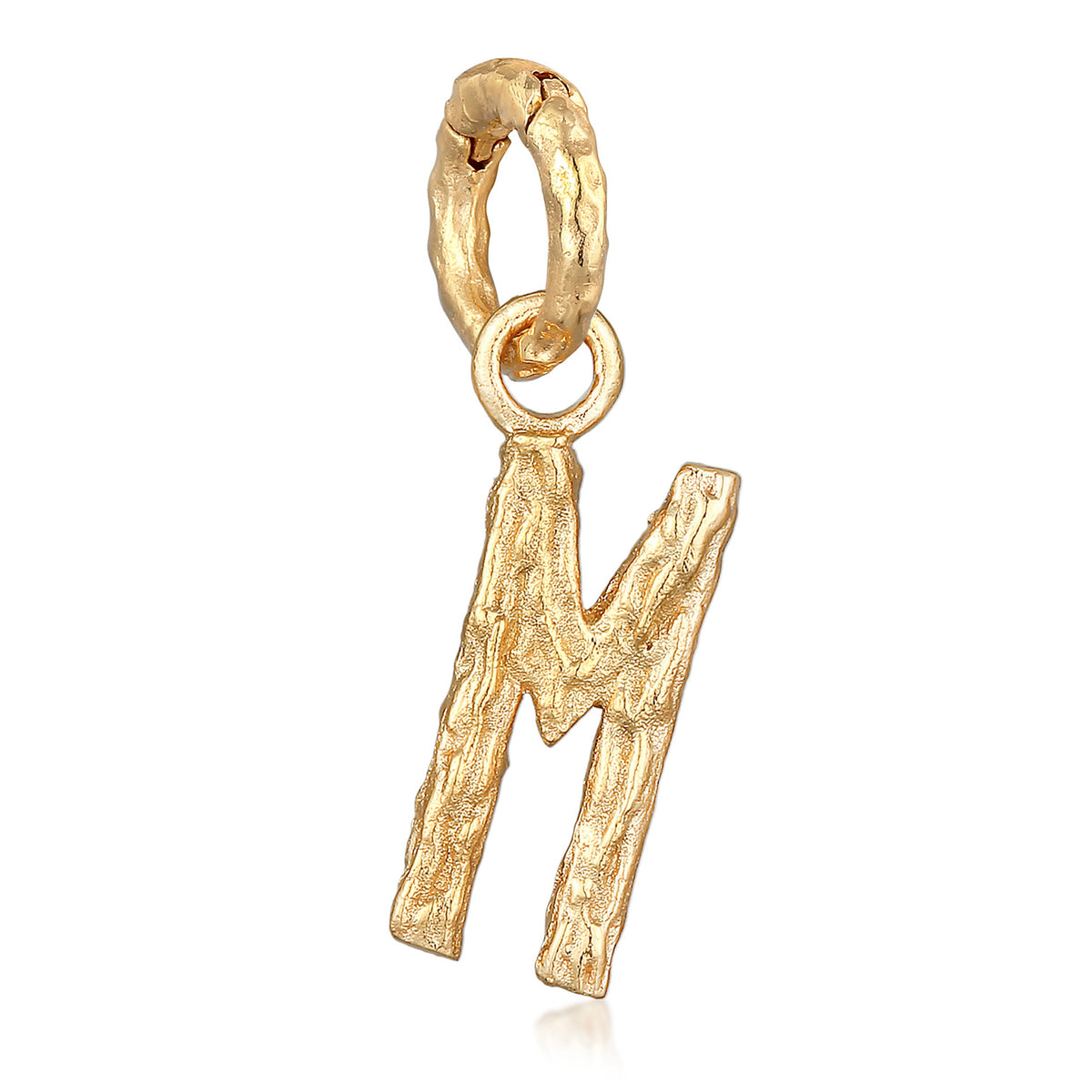 Gold - Elli | Anhänger M Organic | 925er Sterling Silber Vergoldet