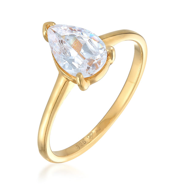 Ring 925 zilver hart zirkonia model 212 - Schitterende Ringen.nl