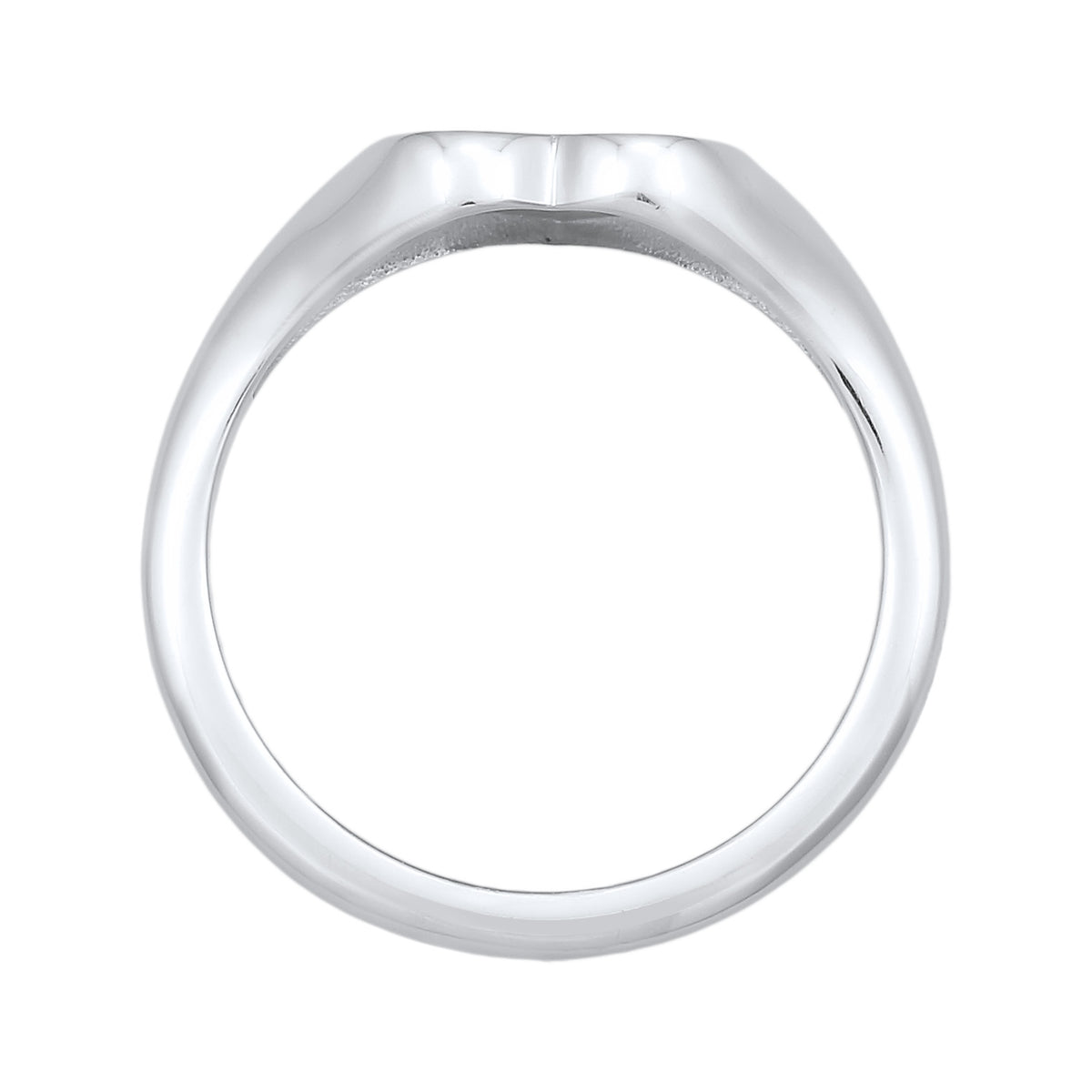 Silber - Elli | Siegelring Herz | 925er Sterling Silber