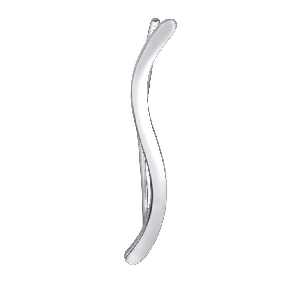 Silber - Elli | Earclimber Geschwungen | 925er Sterling Silber