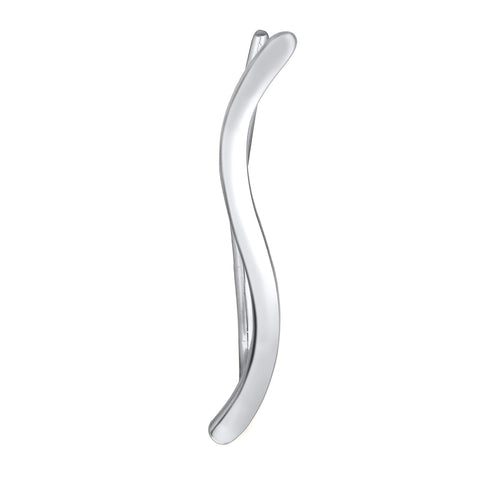 Silber - Elli | Earclimber Geschwungen | 925er Sterling Silber