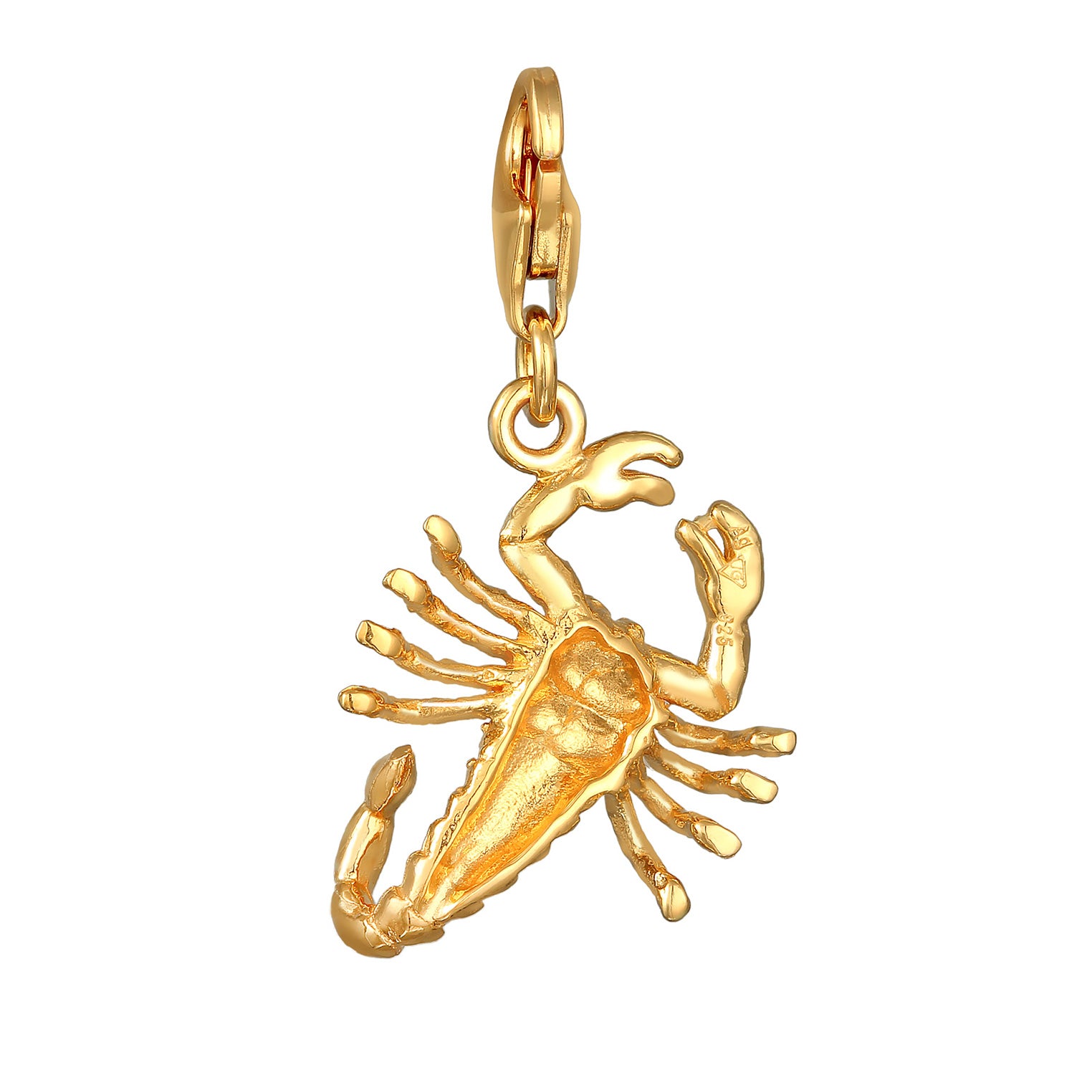 Gold - Nenalina | Charm Sternzeichen Skorpion | 925er Sterling Silber