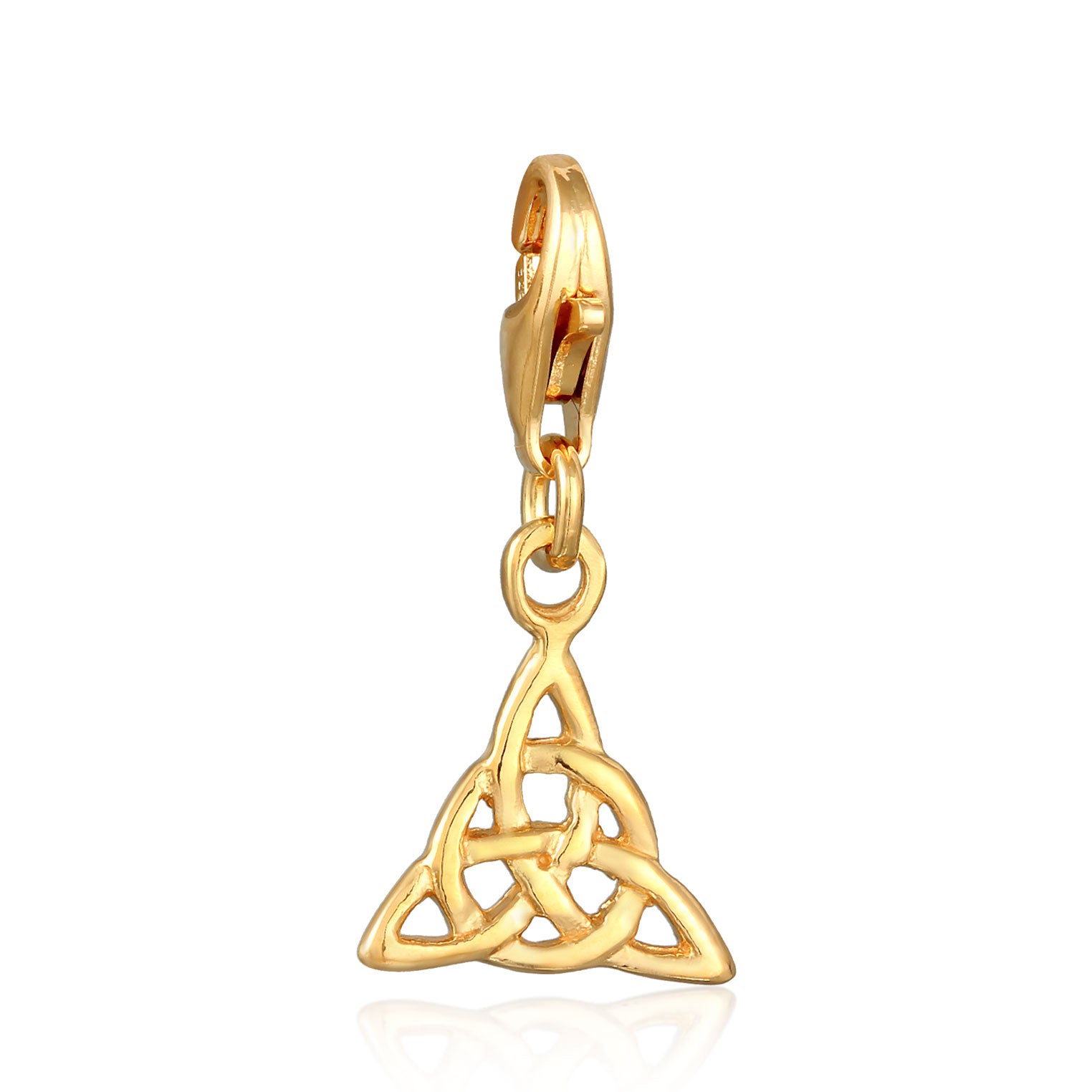 Gold - Nenalina | Anhänger Keltischer Knoten 925 Silber vergoldet