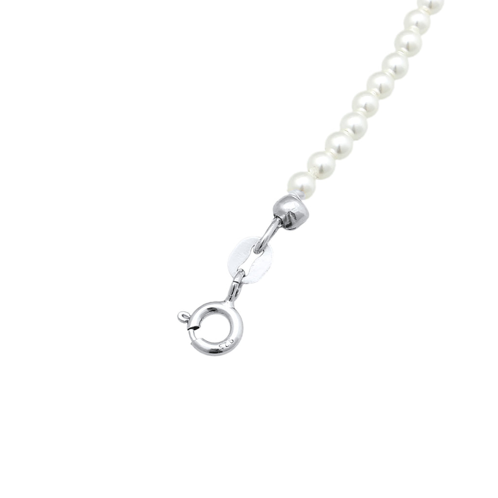 Silber - Elli | Choker | Muschelkernperlen | 925er Sterling Silber