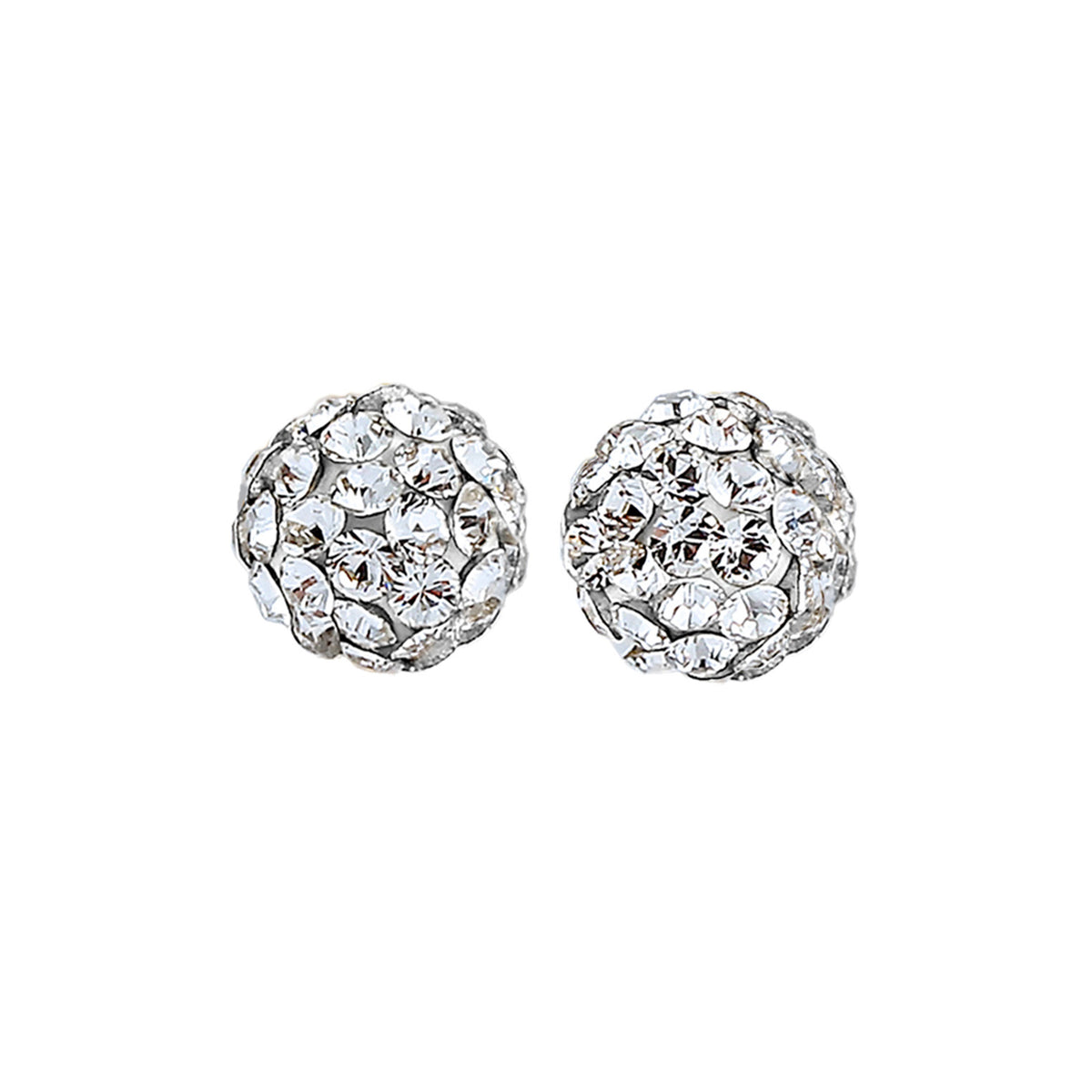 Gold - Elli | Ohrstecker | Mit Kristallen von Swarovski® (Weiß) | 925er Sterling Silber Vergoldet