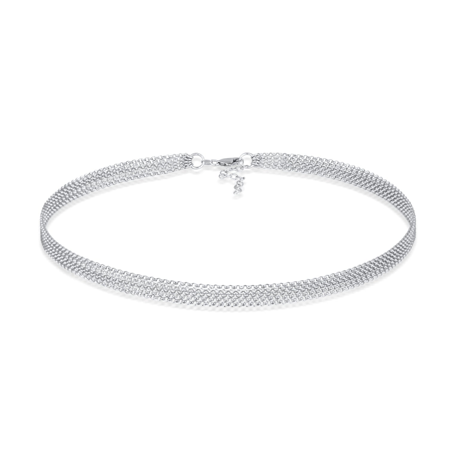 Silber - Elli | Glieder Choker | 925er Sterling Silber