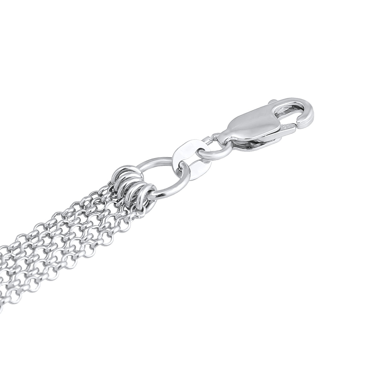 Silber - Elli | Glieder Choker | 925er Sterling Silber