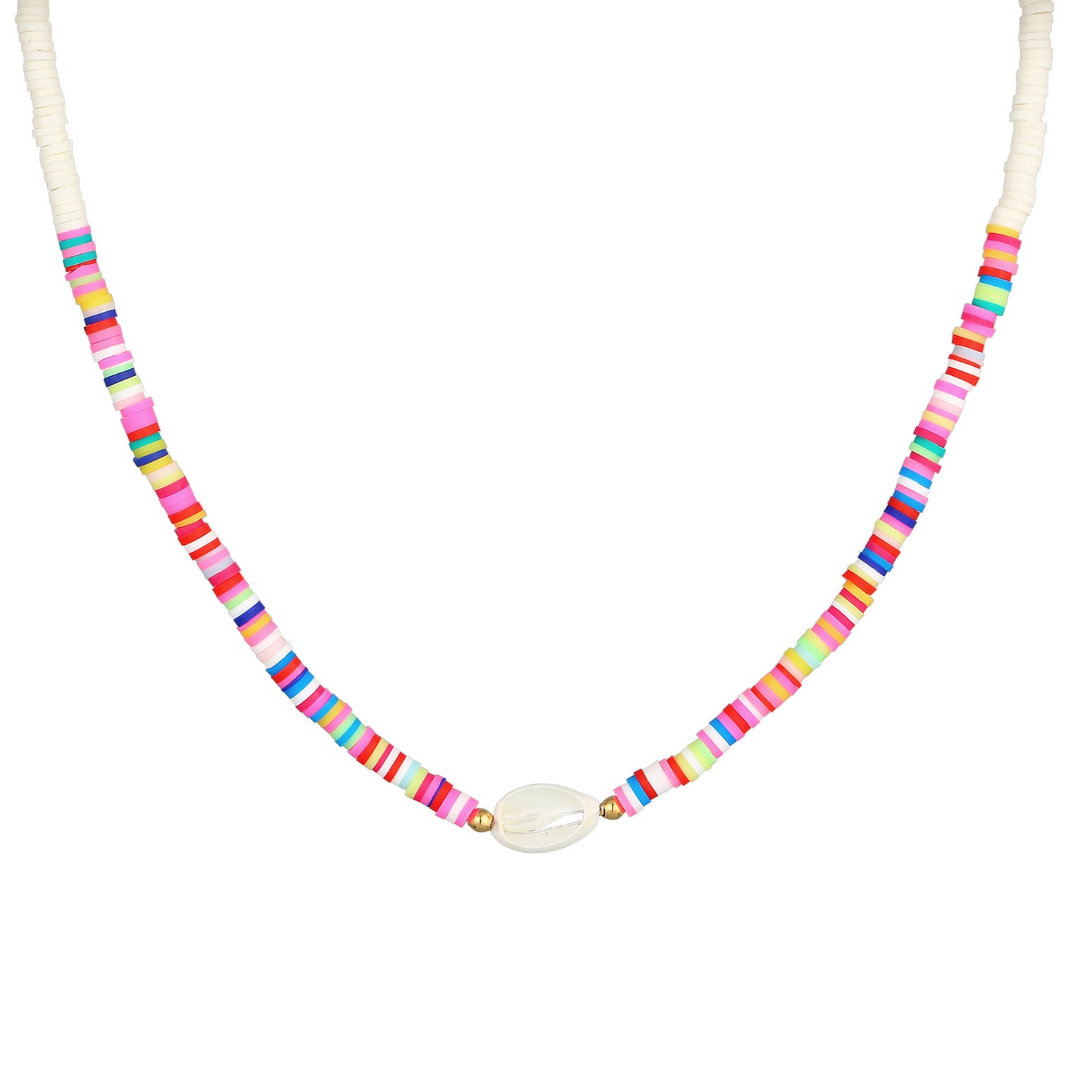 Elli | Kauri – (Bunt) Heishi Jewelry Halskette Perlen Muschel