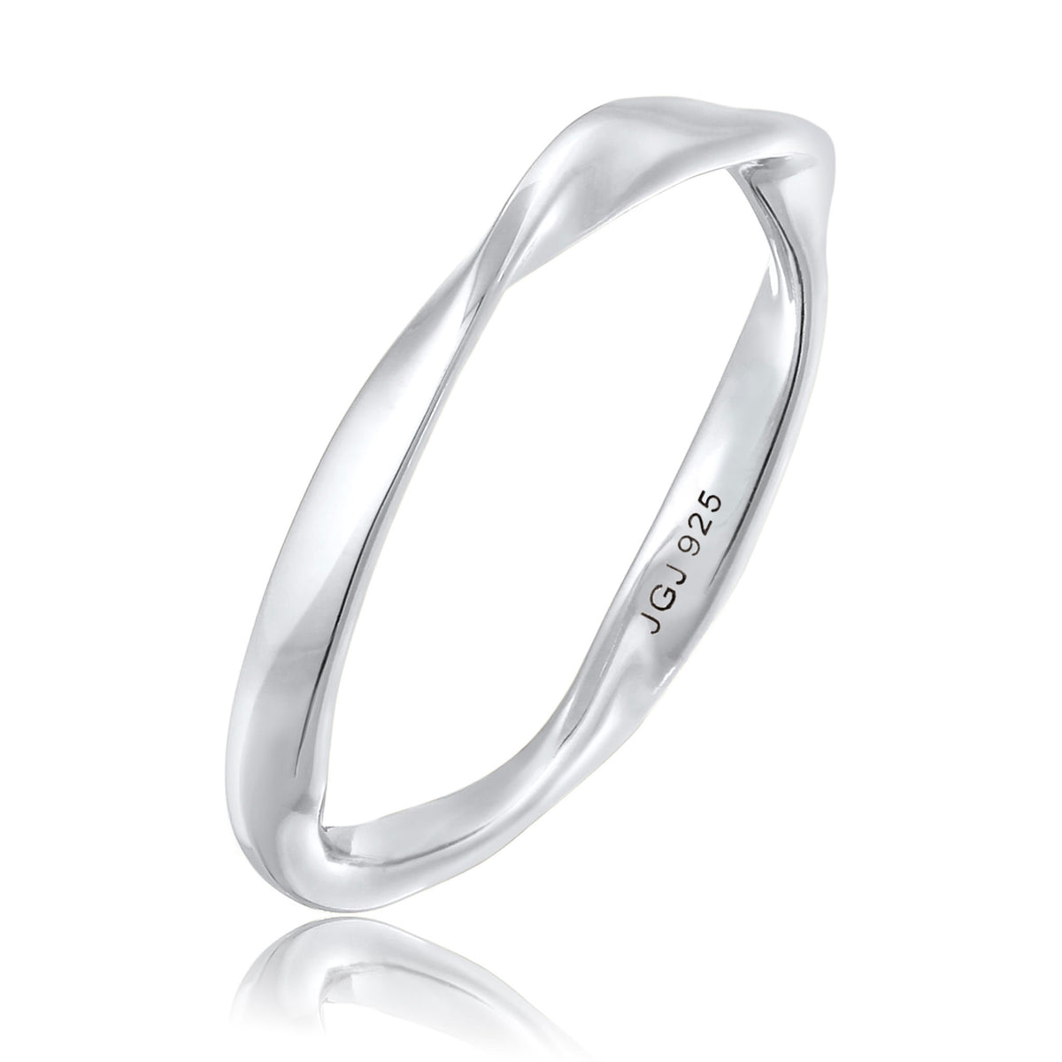 Silber - Elli | Bandring Twisted | 925er Sterling Silber