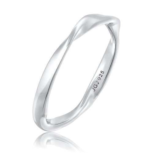 Silber - Elli | Bandring Twisted | 925er Sterling Silber