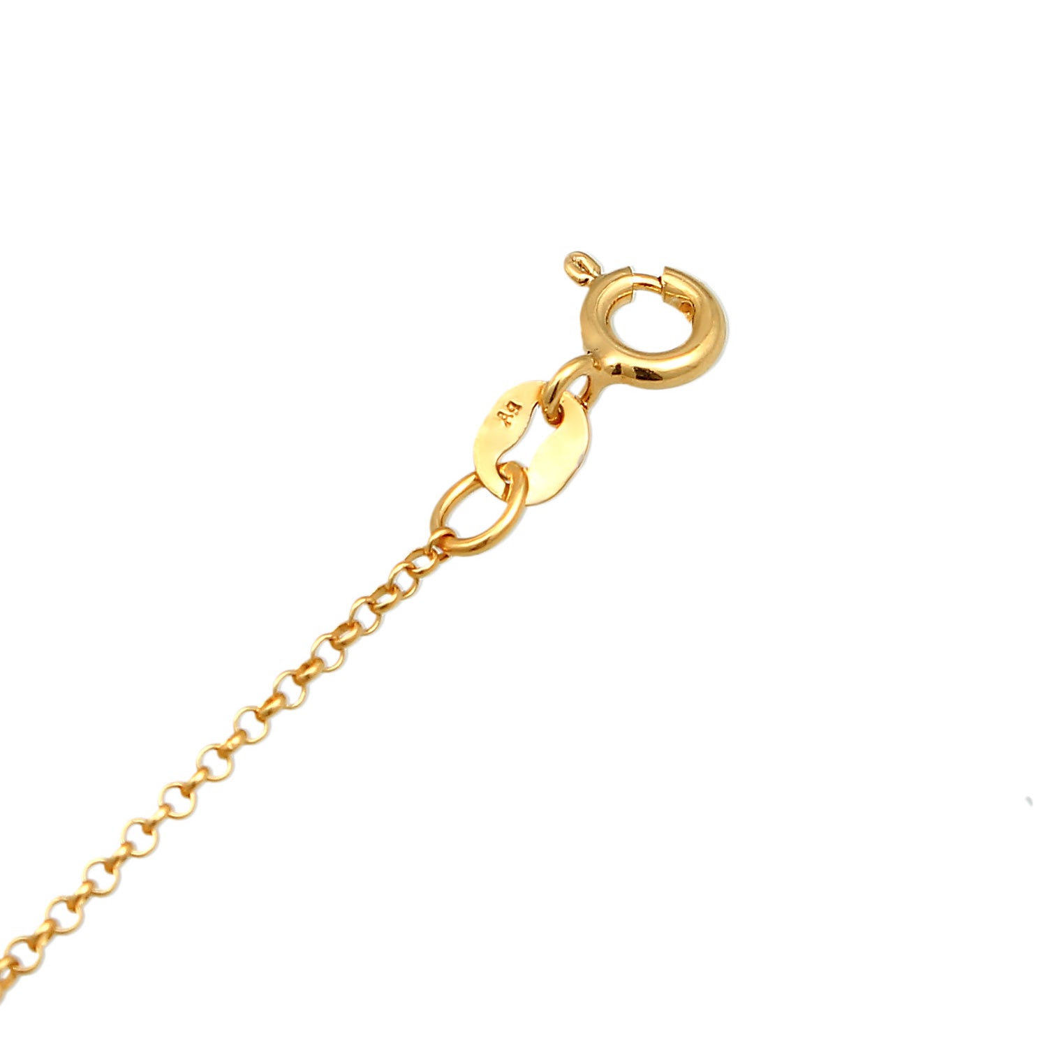 Gold - Elli | Armband Sterne Astro | Mondstein (Weiß) | 925er Sterling Silber Vergoldet