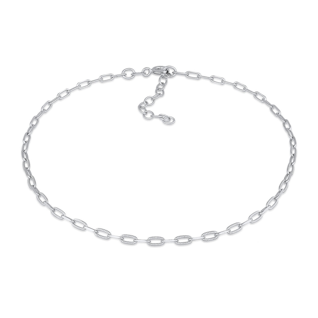 Silber - Elli | Glieder-Fußkettchen | 925er Sterling Silber