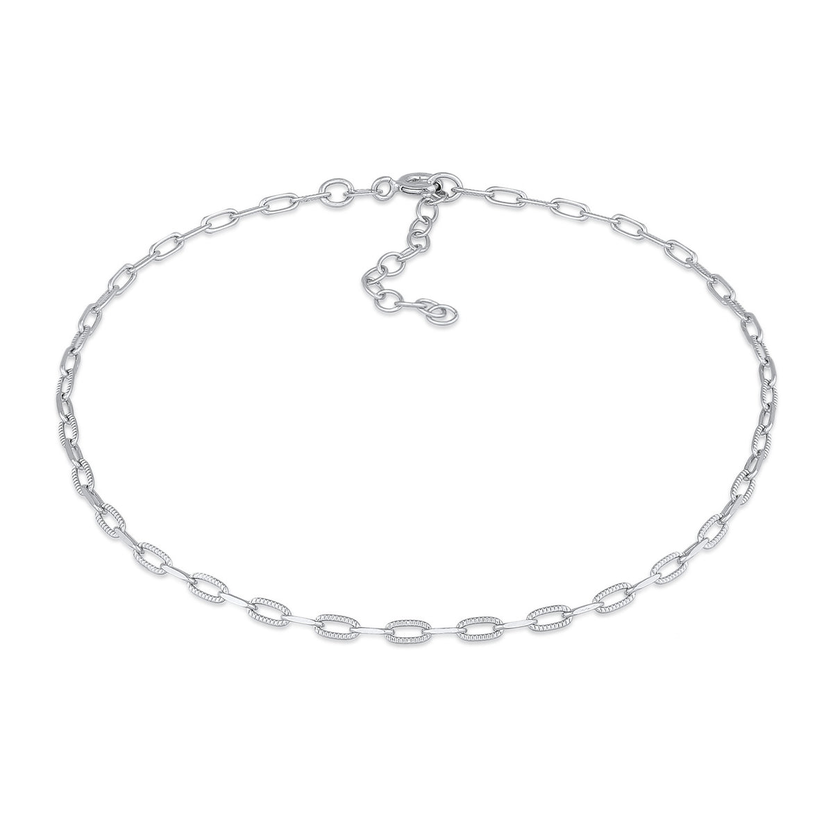 Silber - Elli | Glieder-Fußkettchen | 925er Sterling Silber