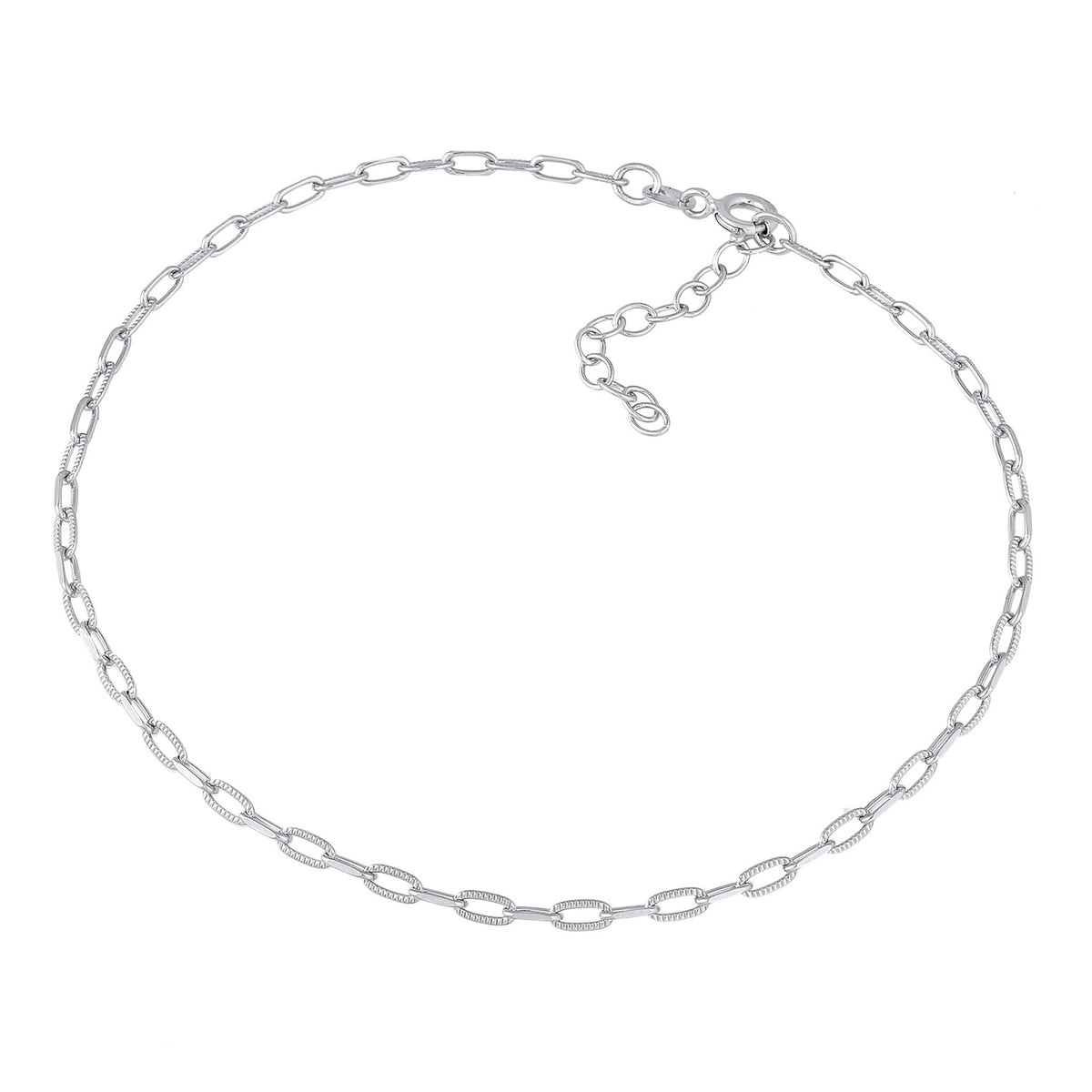 Silber - Elli | Glieder-Fußkettchen | 925er Sterling Silber