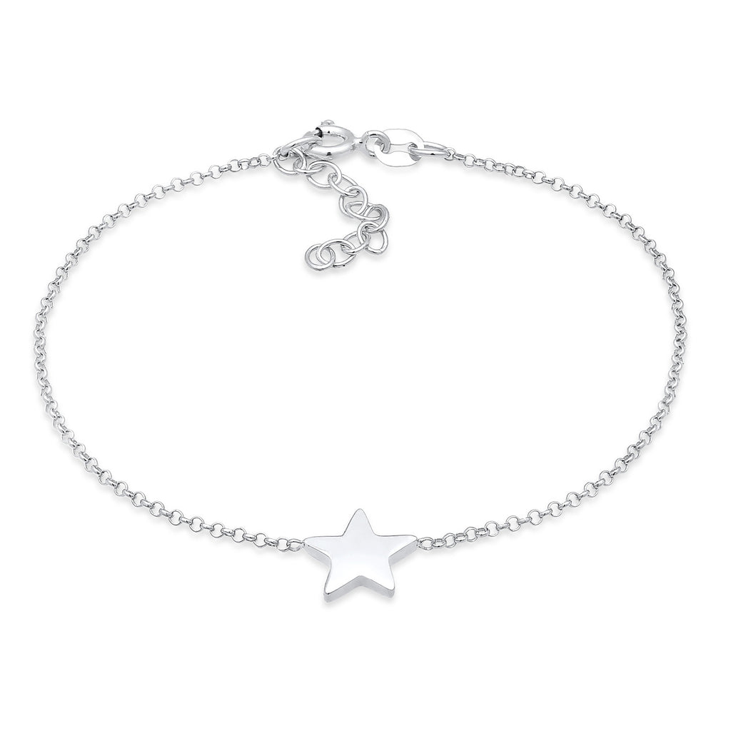Silber - Elli | Armband Stern | 925er Sterling Silber