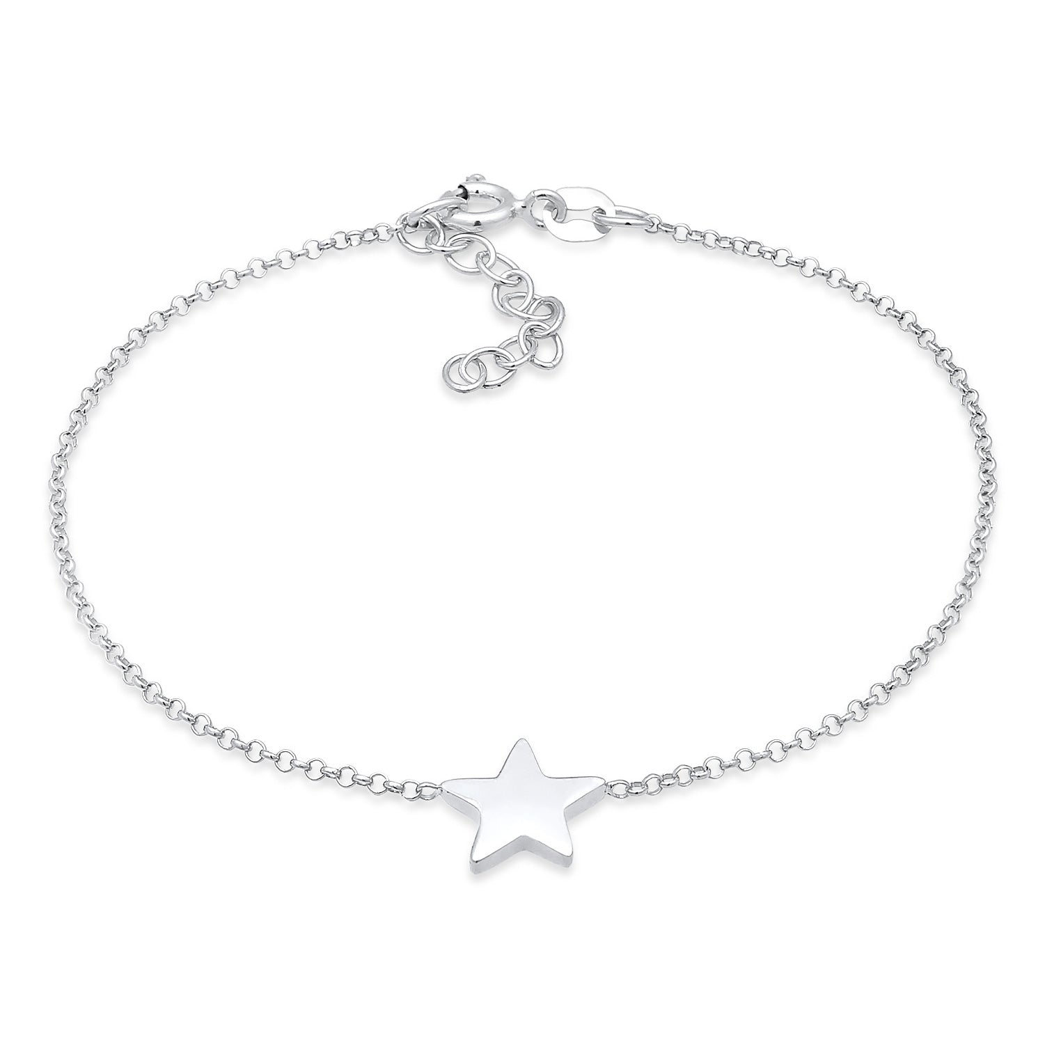 Silber - Elli | Armband Stern | 925er Sterling Silber