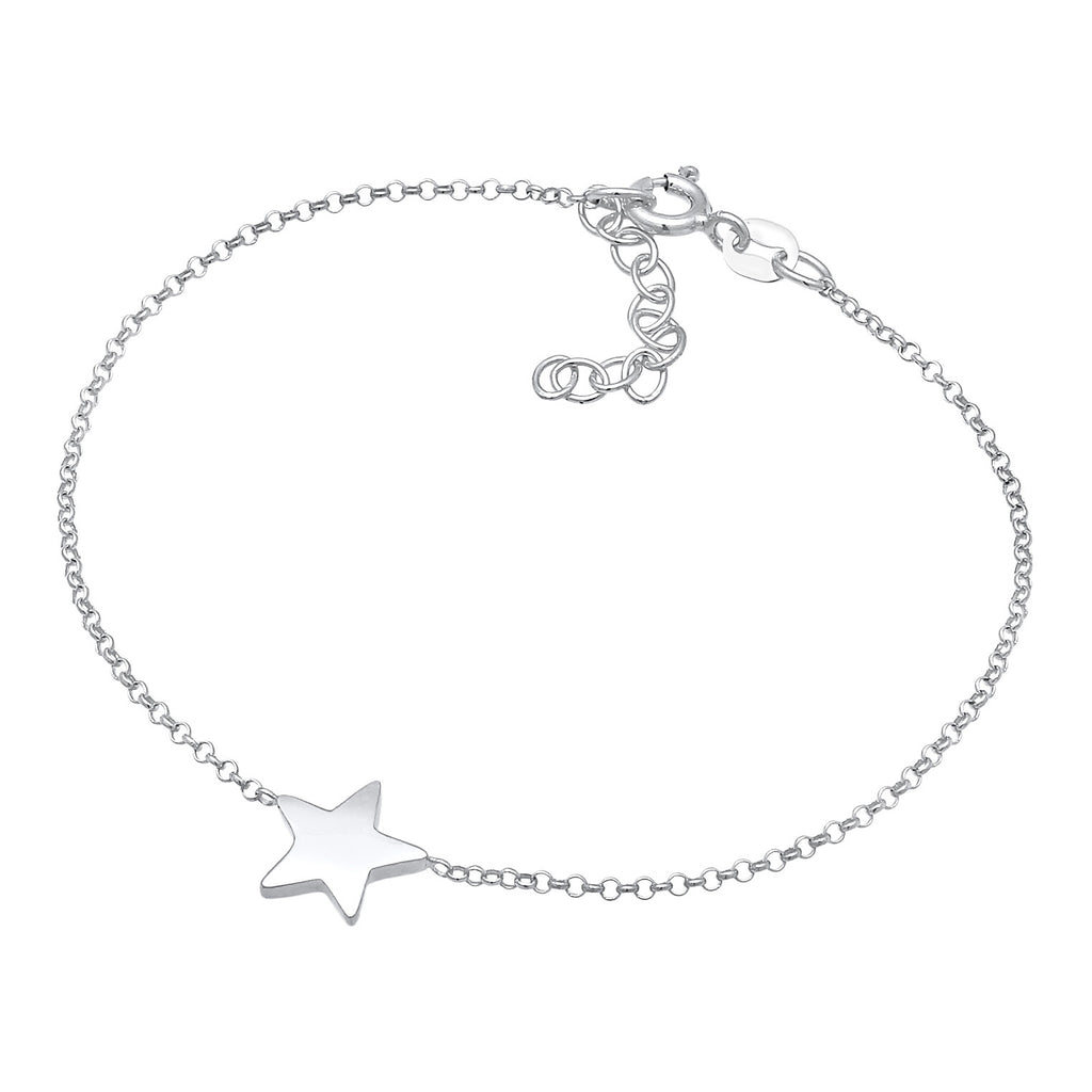 Silber - Elli | Armband Stern | 925er Sterling Silber