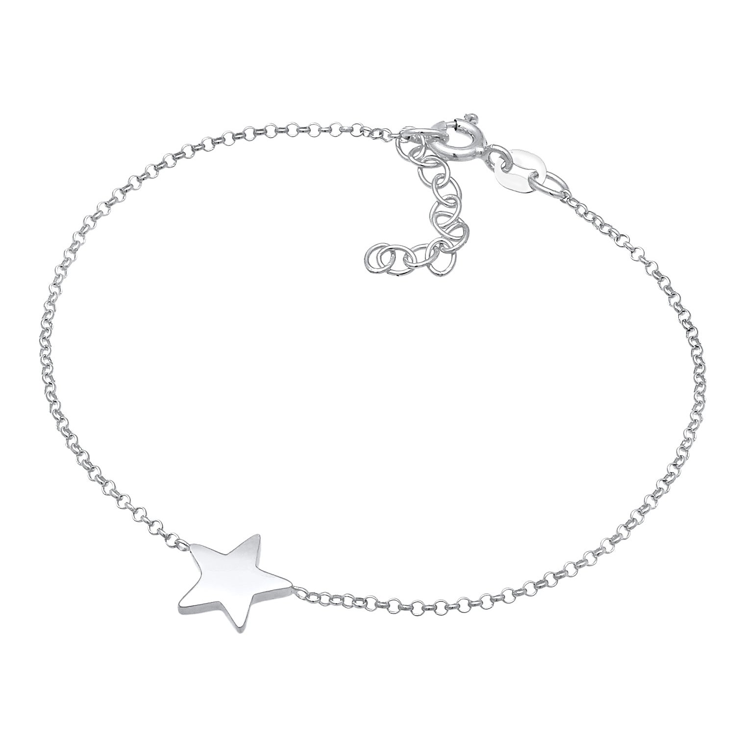 Silber - Elli | Armband Stern | 925er Sterling Silber