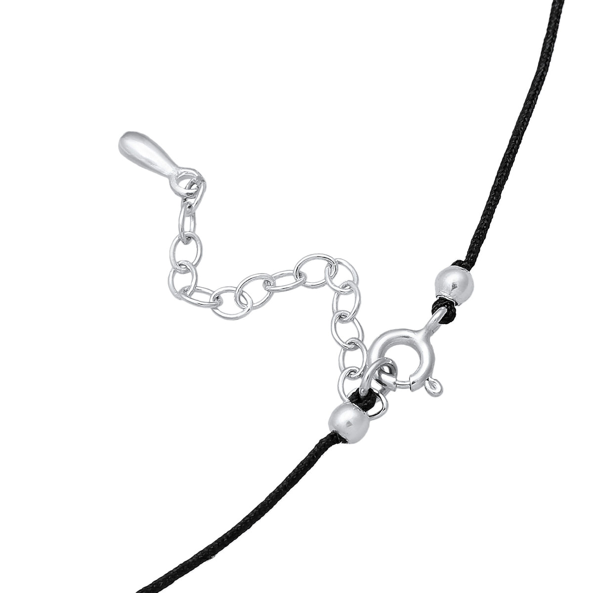 Schwarz - Elli | Choker | Kristall (Schwarz) | 925er Sterling Silber