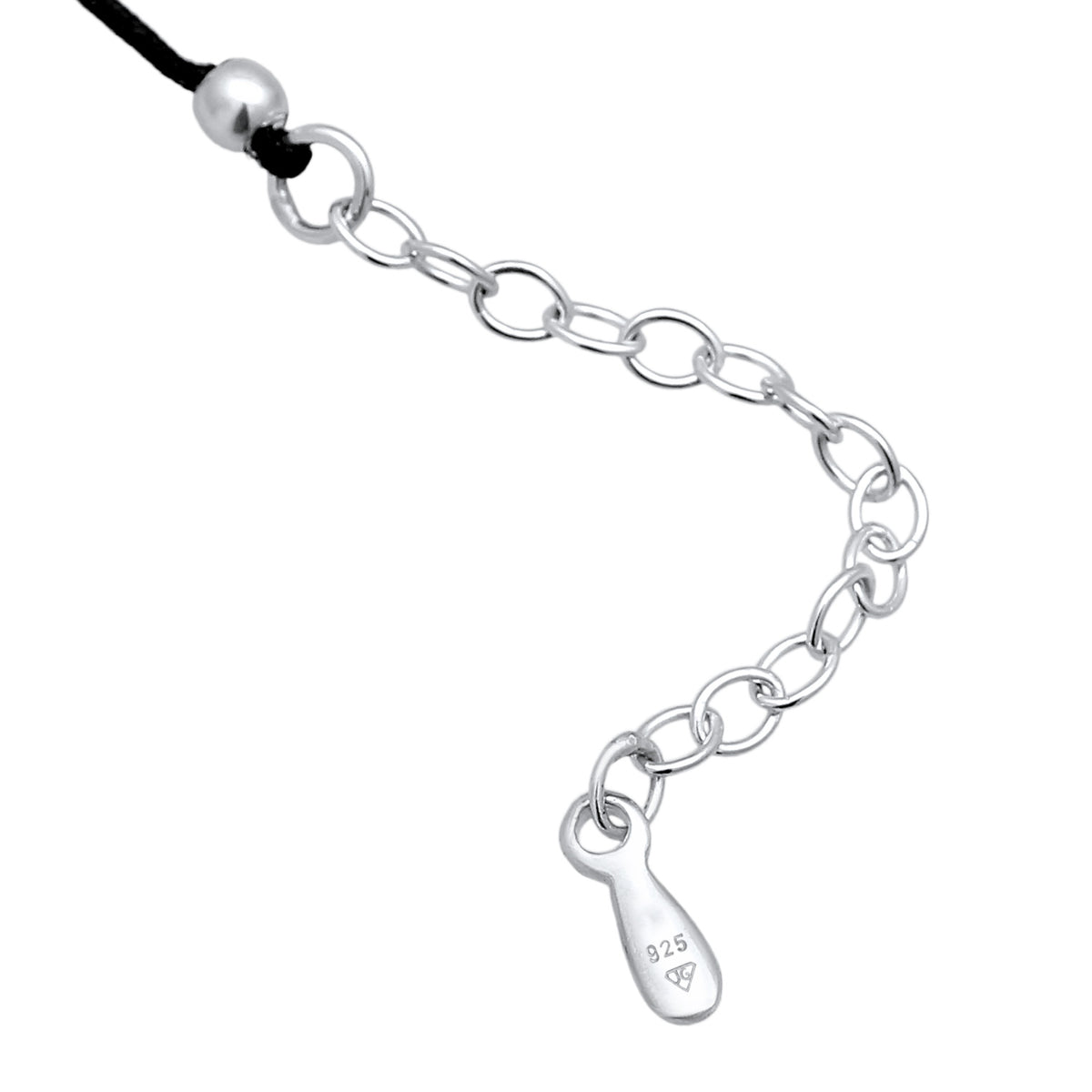 Schwarz - Elli | Choker | Kristall (Schwarz) | 925er Sterling Silber