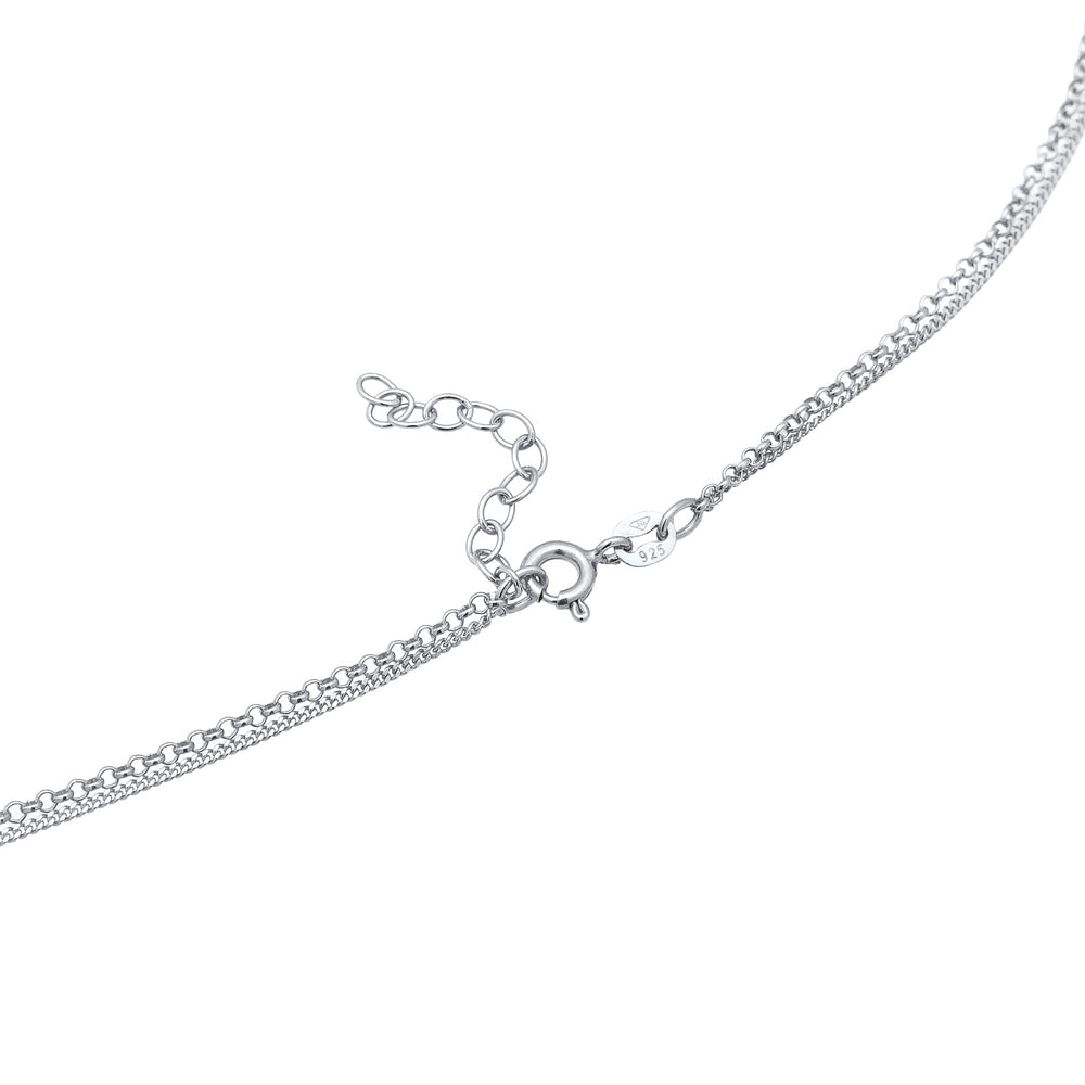 Layer-Halskette Plättchen