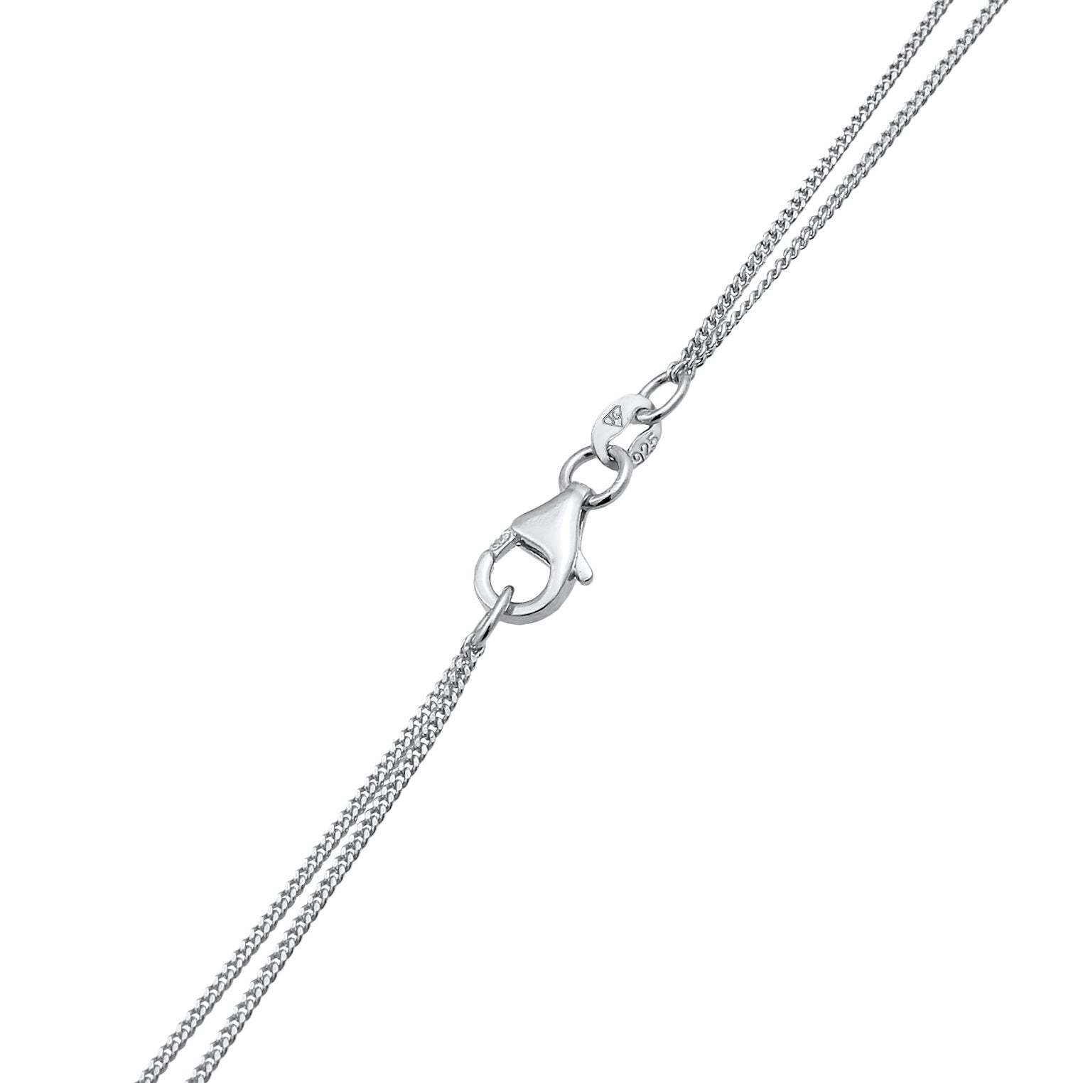 Silber - Elli | Layer-Halskette Stab Geo | 925er Sterling Silber