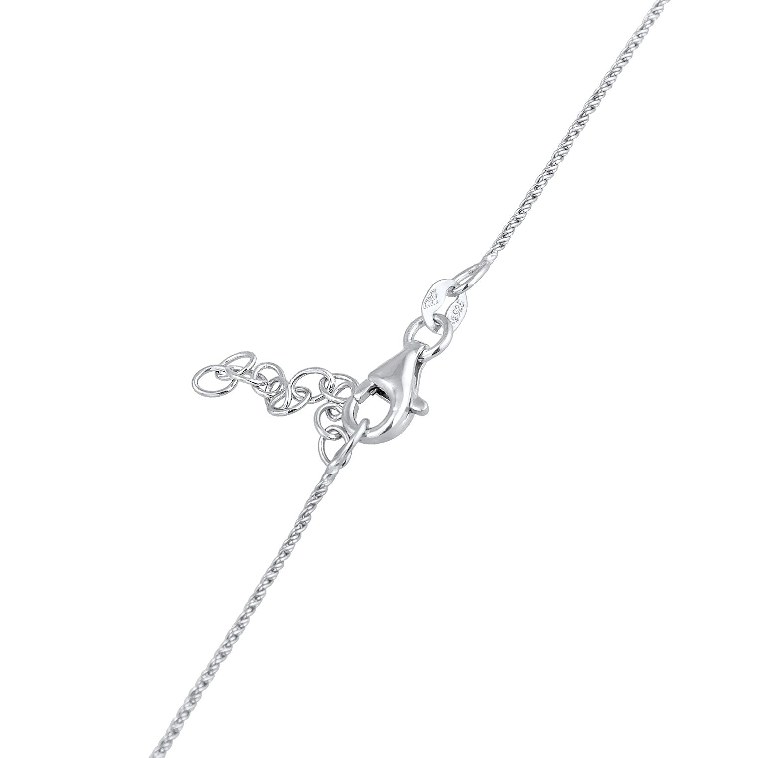 Silber - Elli | Kordel-Choker | 925er Sterling Silber
