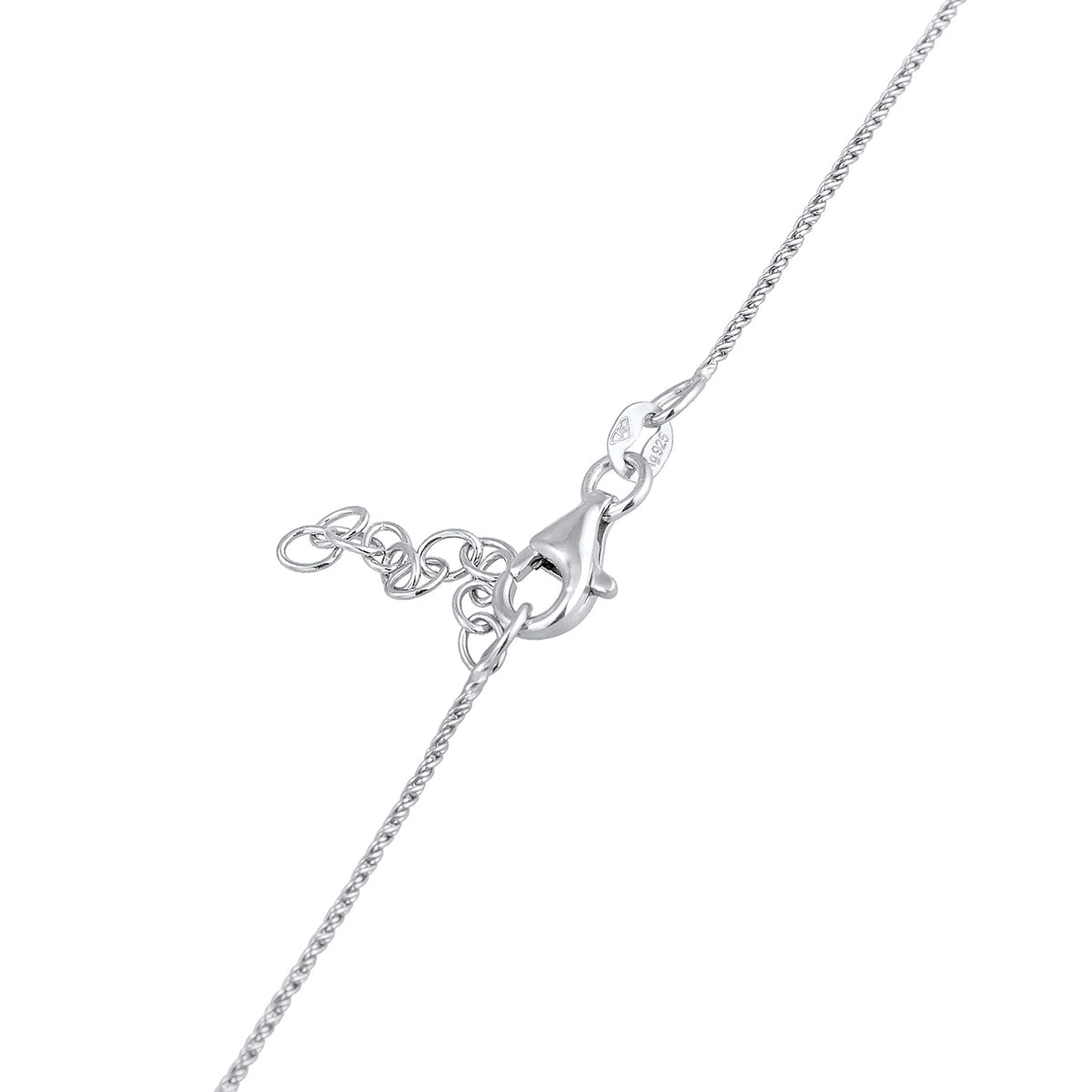 Silber - Elli | Kordel-Choker | 925er Sterling Silber