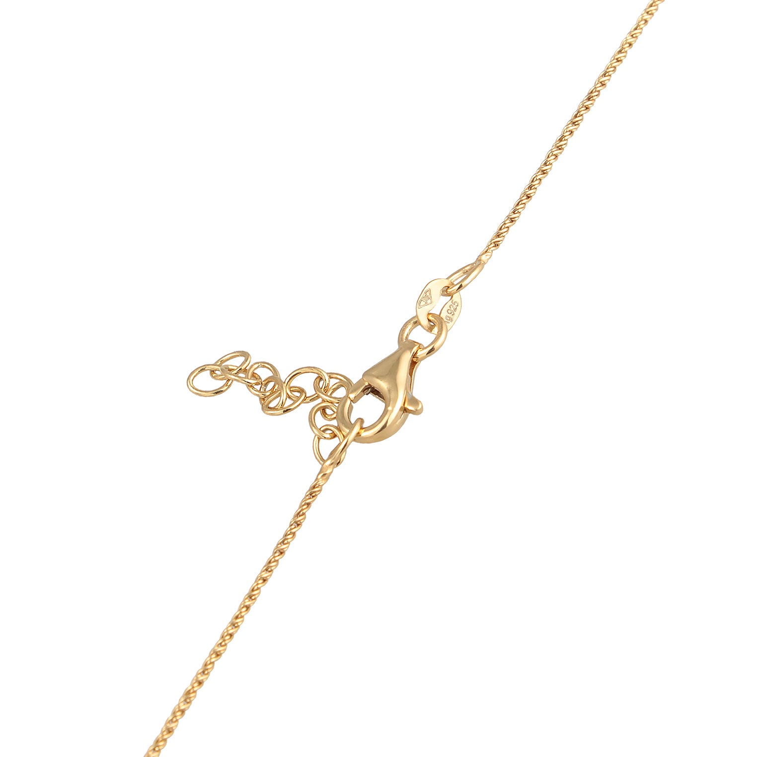 Gold - Elli | Kordel-Choker | 925er Sterling Silber vergoldet