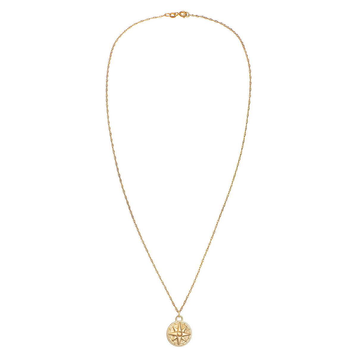 Gold - Elli | Halskette Windrose | 925er Sterling Silber vergoldet