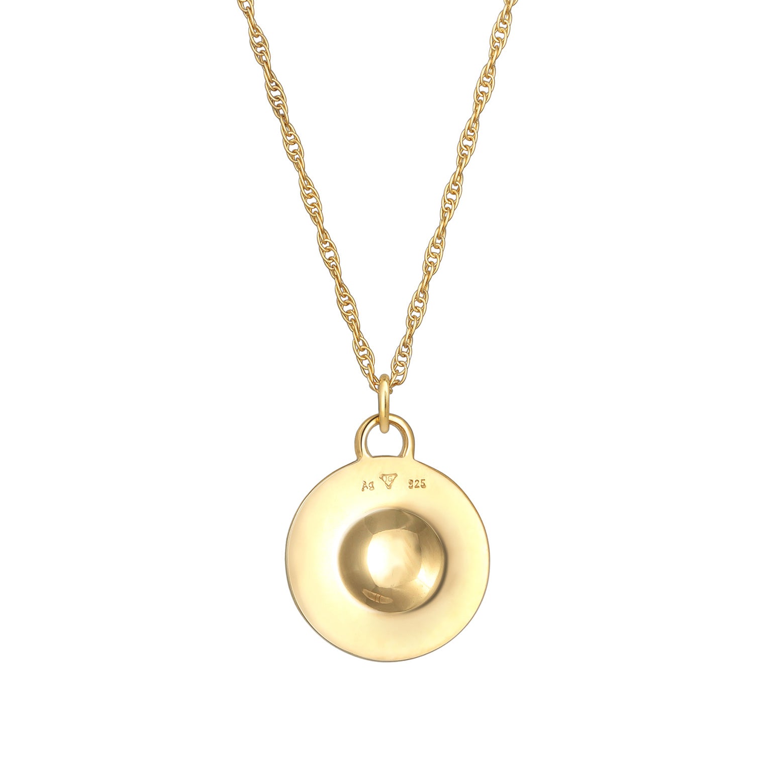 Gold - Elli | Halskette Windrose | 925er Sterling Silber vergoldet