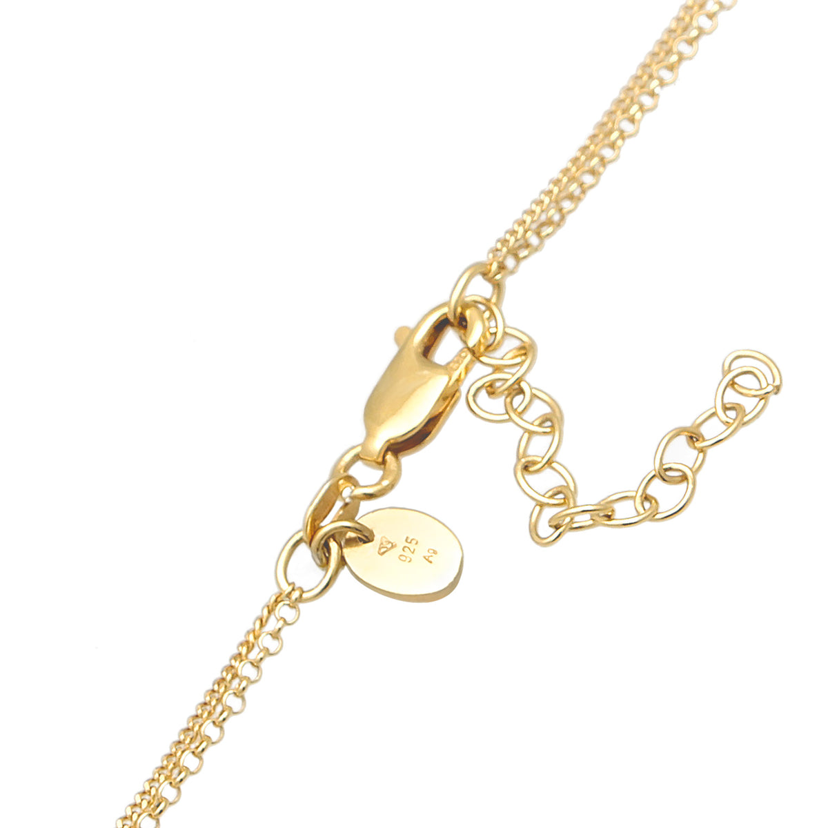 Gold - Elli PREMIUM | Choker Layer Coin | 925er Sterling Silber Vergoldet