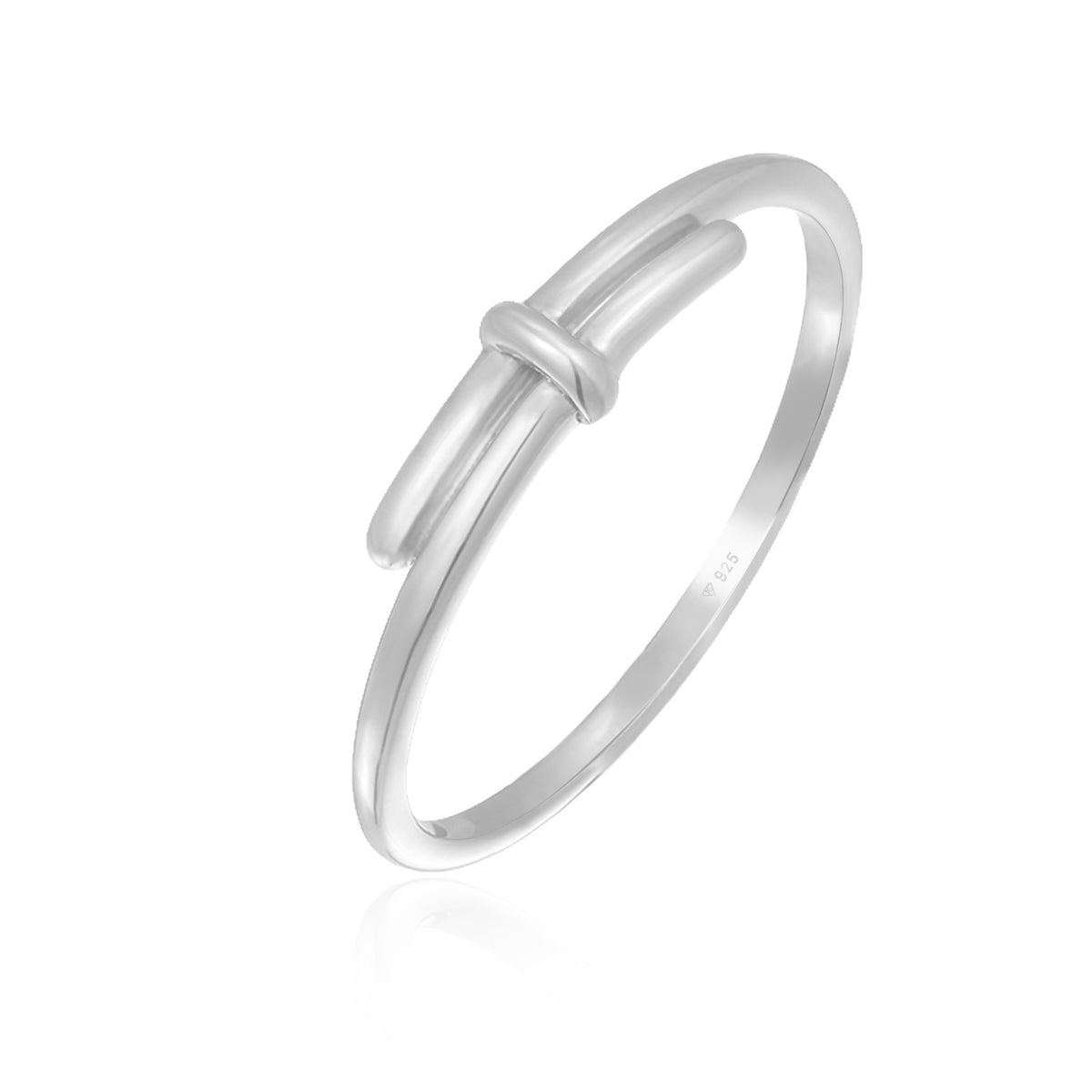 Silber - Elli | Stapelring Geo | 925er Sterling Silber