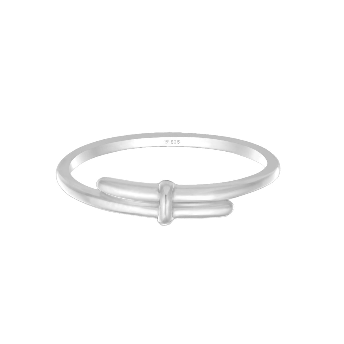 Silber - Elli | Stapelring Geo | 925er Sterling Silber