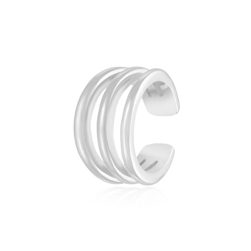 Silber - Elli | Earcuff Geo | 925er Sterling Silber