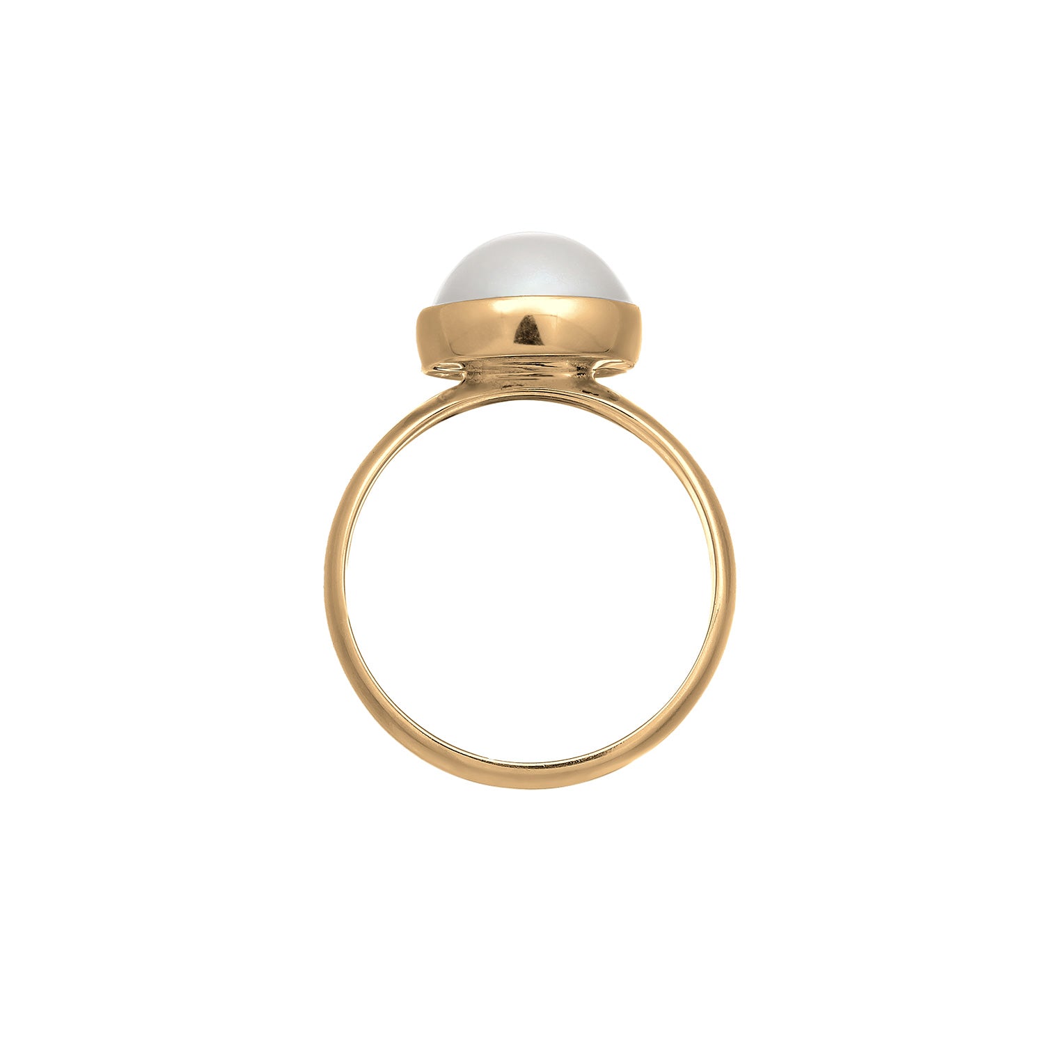 Gold - Nenalina | Ring | Mabe Perle | 925er Sterling Silber