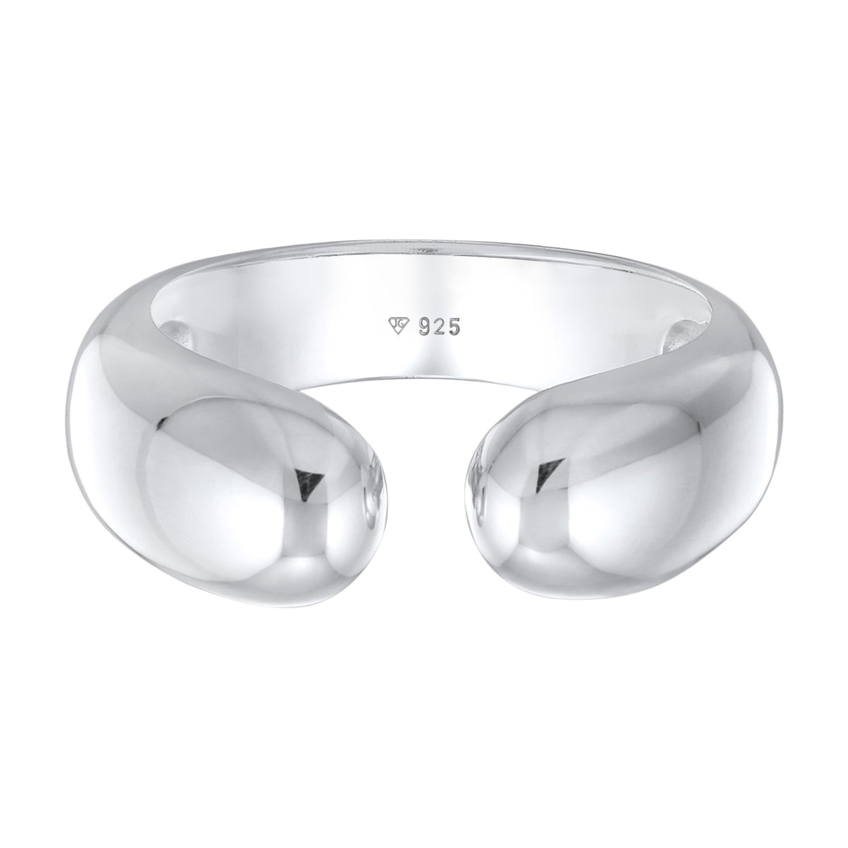 Silber - Elli | Bandring Offen | 925er Sterling Silber