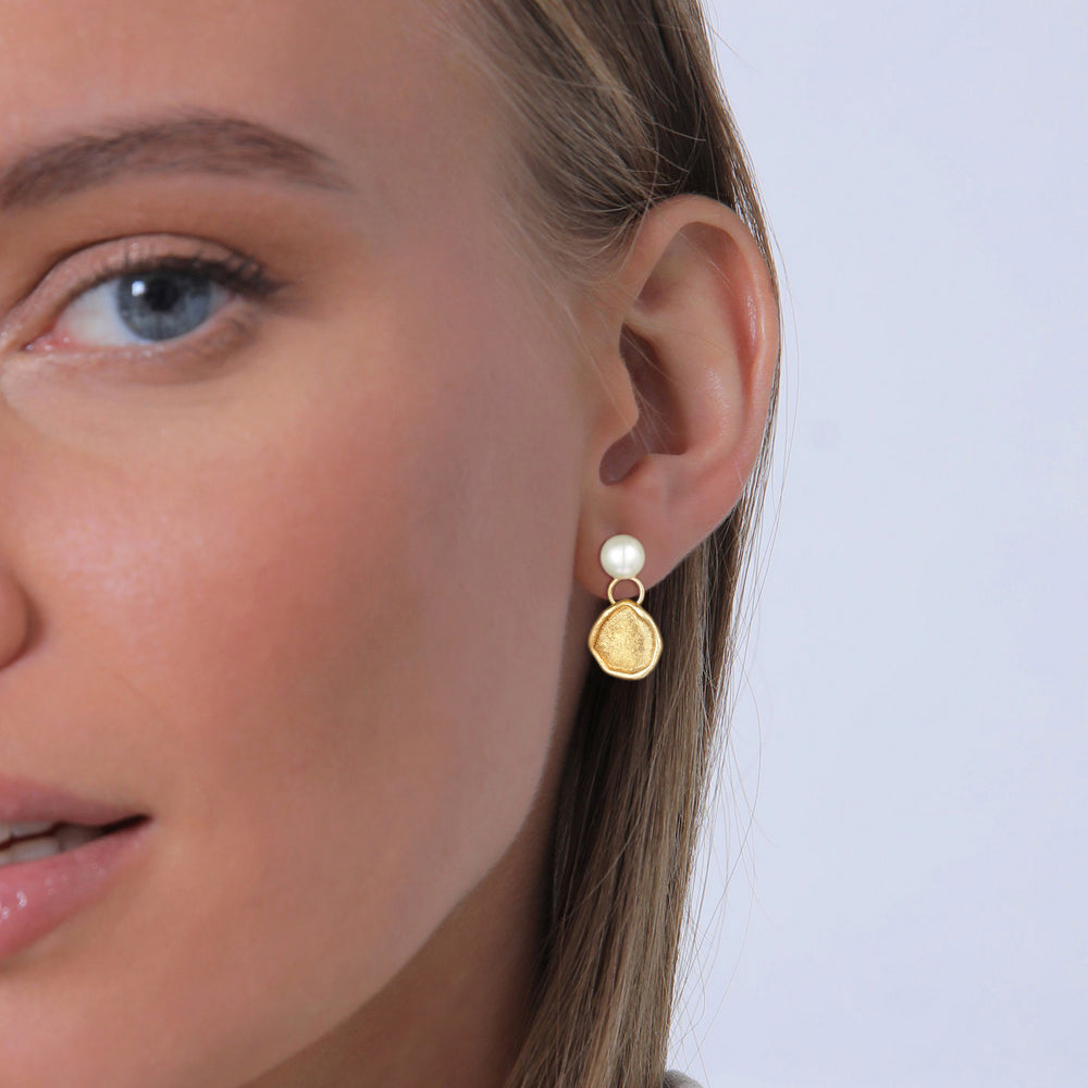 earring platelets | freshwater pearls