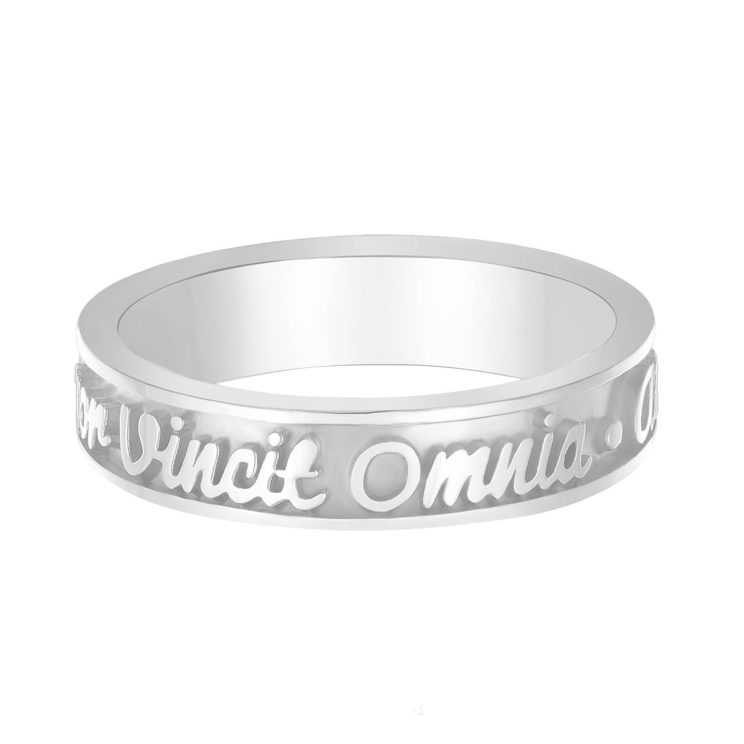 Silber - Elli | Bandring Amor Vincit Omnia | 925er Sterling Silber