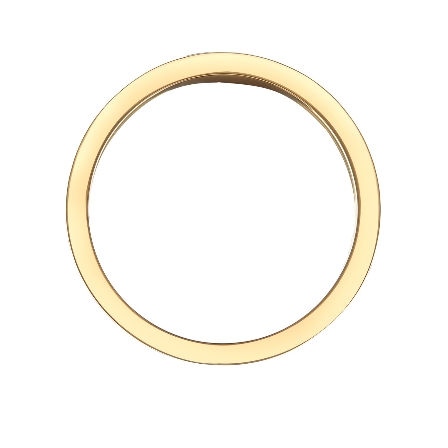 Gold - Elli | Bandring Amor Vincit Omnia | 925er Sterling Silber Vergoldet